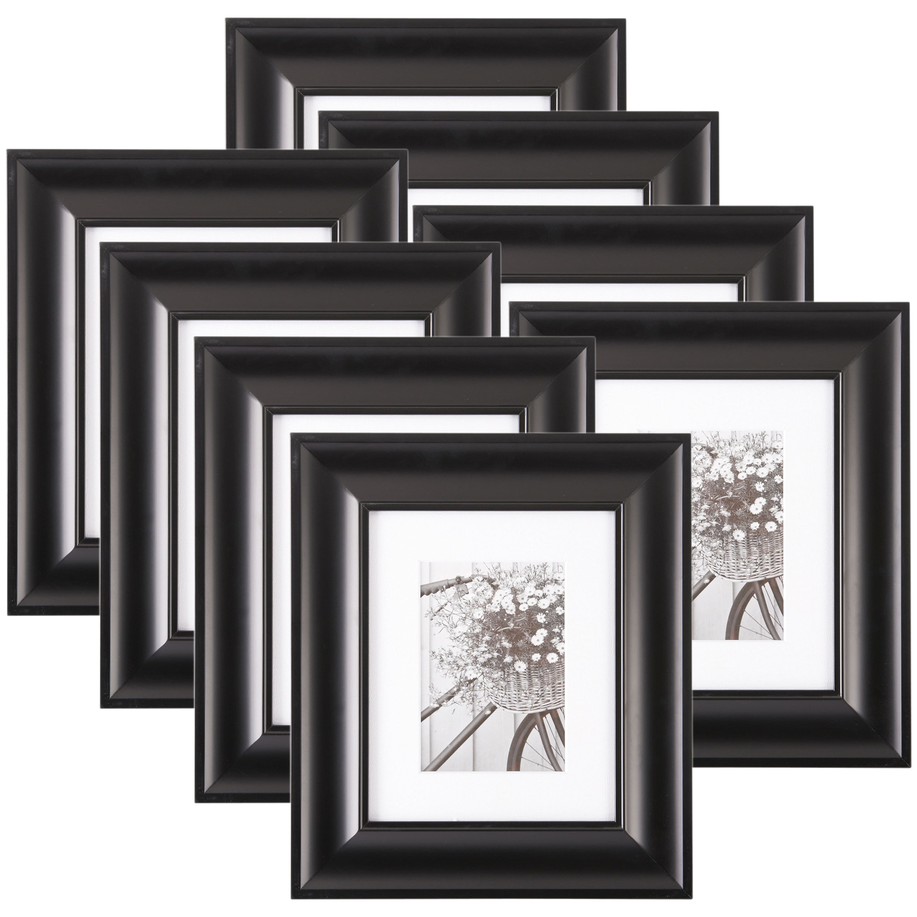 8 Pack: Black Frame with Mat, Gallery&#x2122; by Studio D&#xE9;cor&#xAE;
