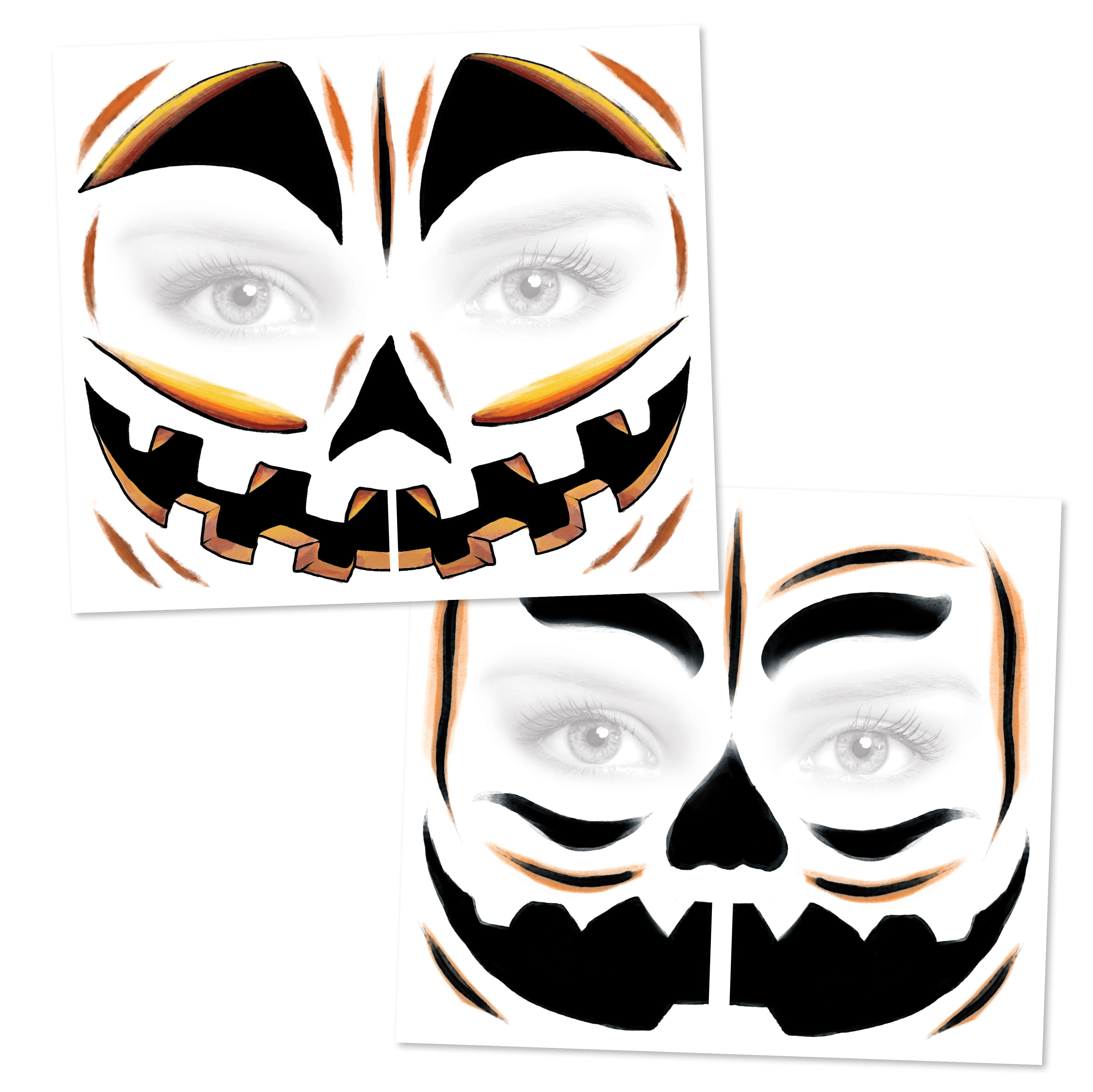 Savvi Pumpkin Temporary Tattoos