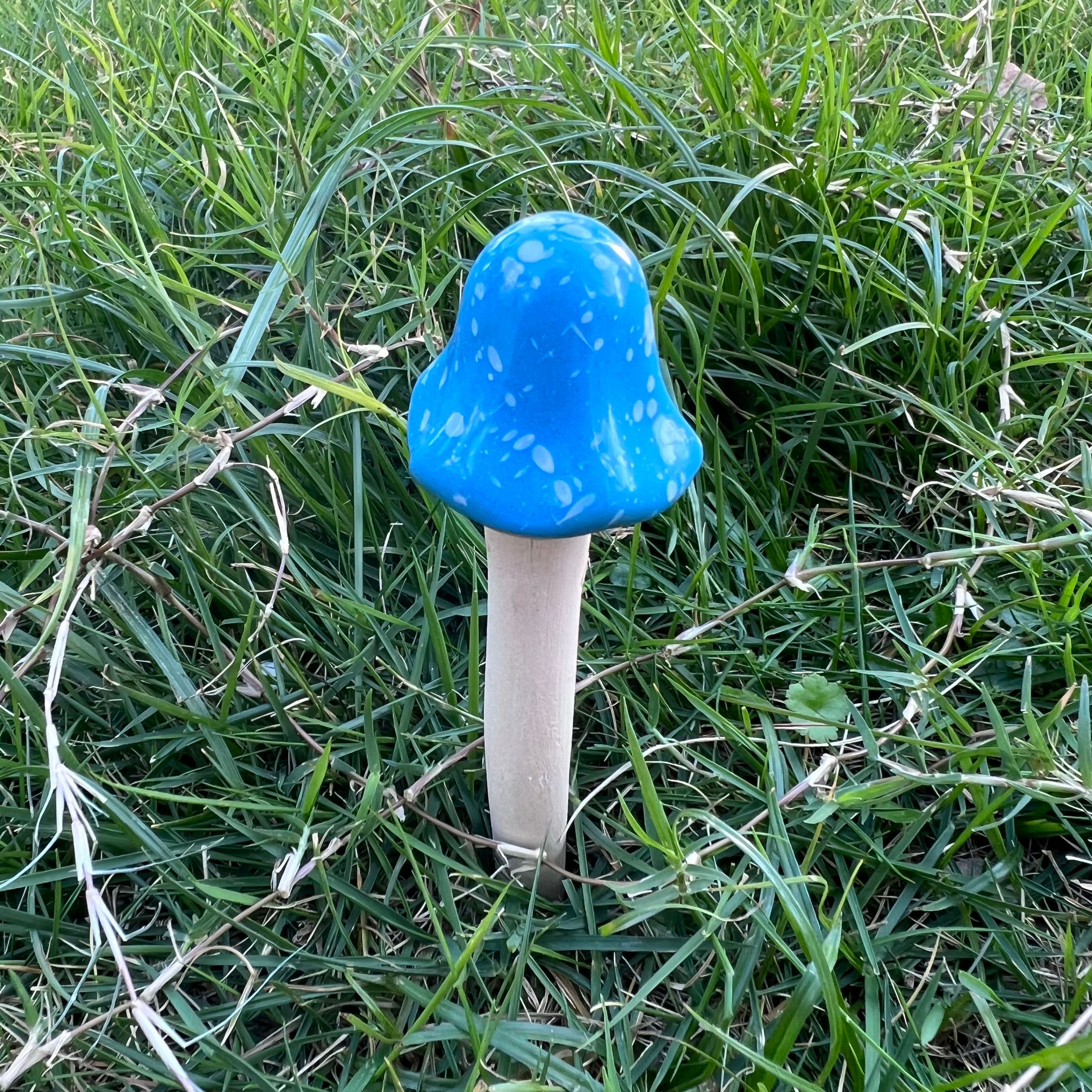 Blue Cap Decorative Mushroom by Ashland&#xAE;