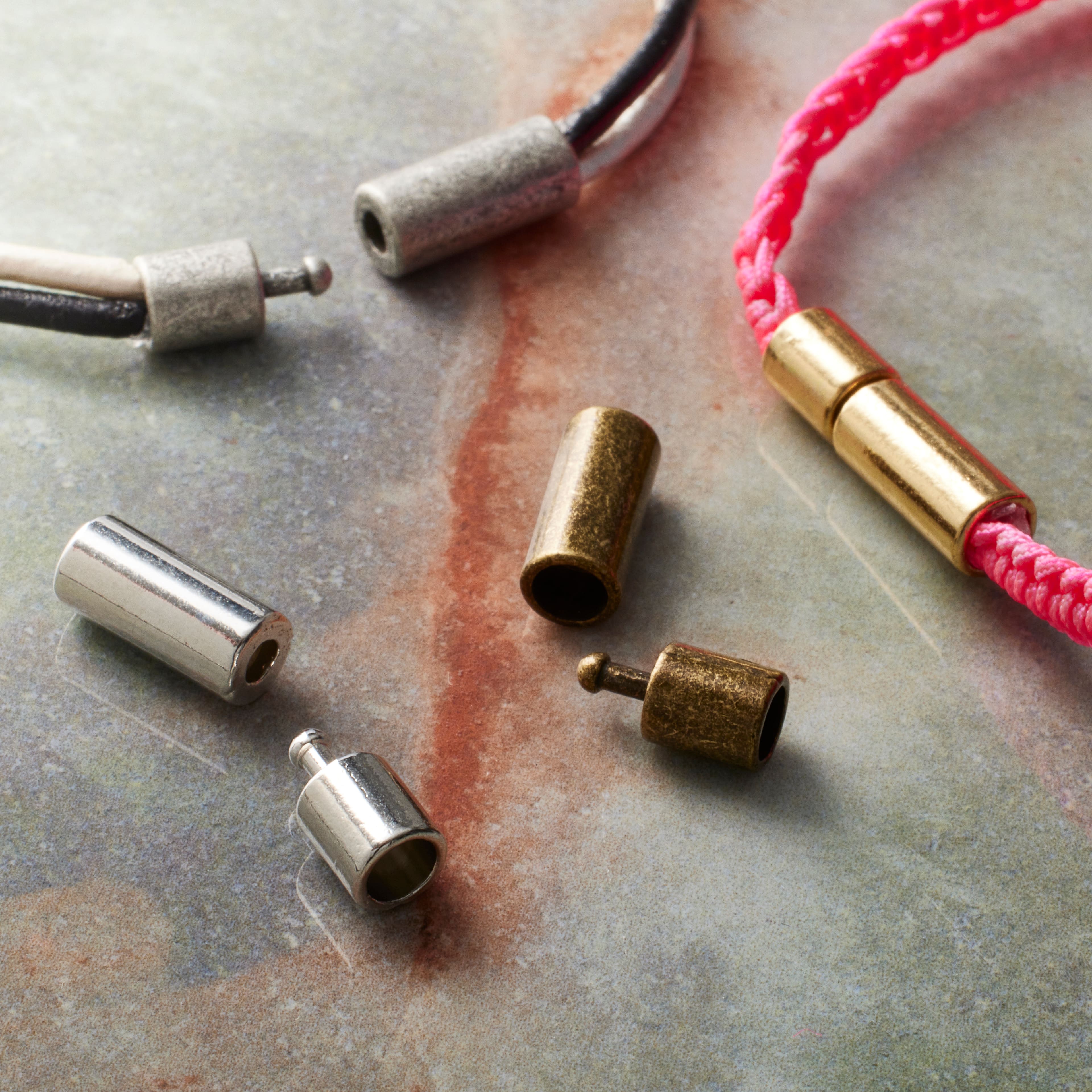 12 Packs: 4 ct. (48 total) 18mm Cord End Cap Closures by Bead Landing™