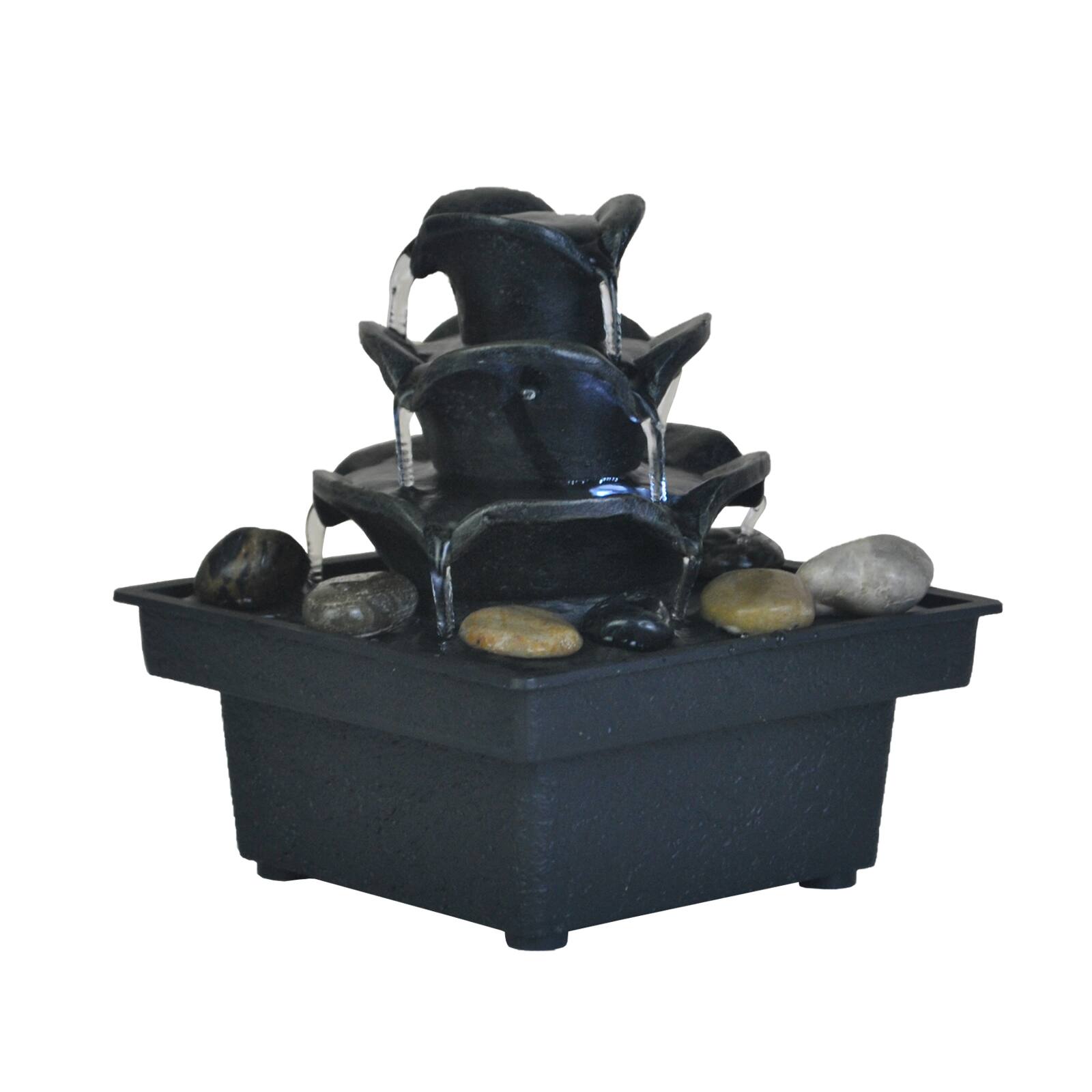 Find the 6" Mini LED Lotus Water Fountain by Ashland®® at Michaels