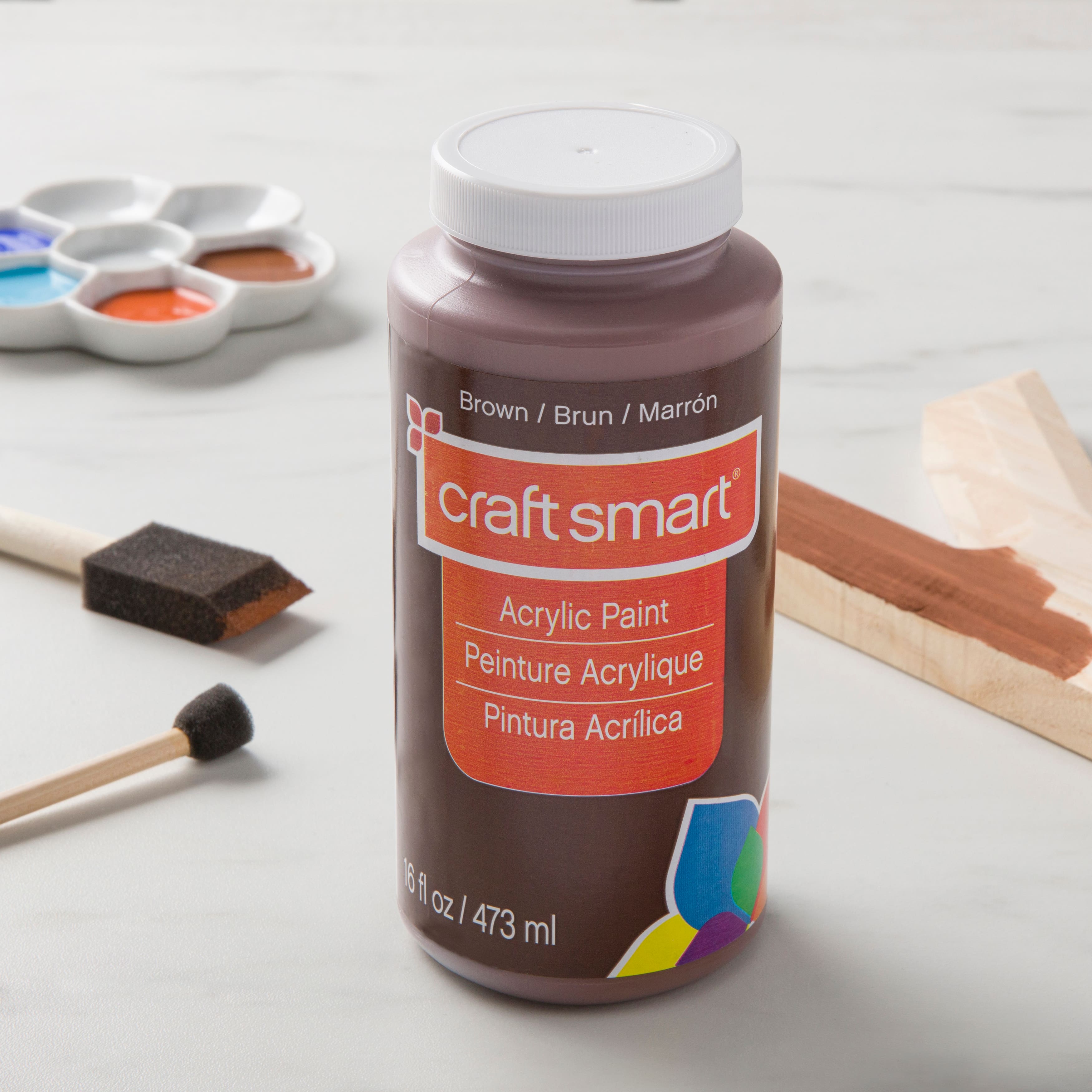 9 Pack: Matte Acrylic Paint by Craft Smart®, 16oz.