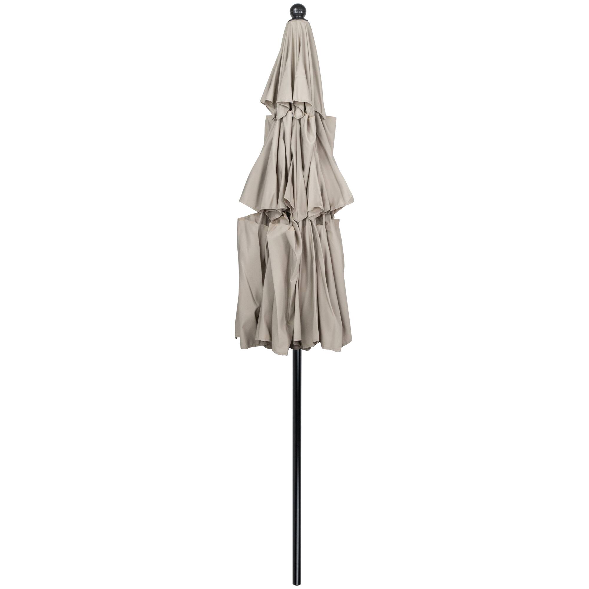 9.75ft. Outdoor Patio Market Umbrella with Hand Crank & Tilt