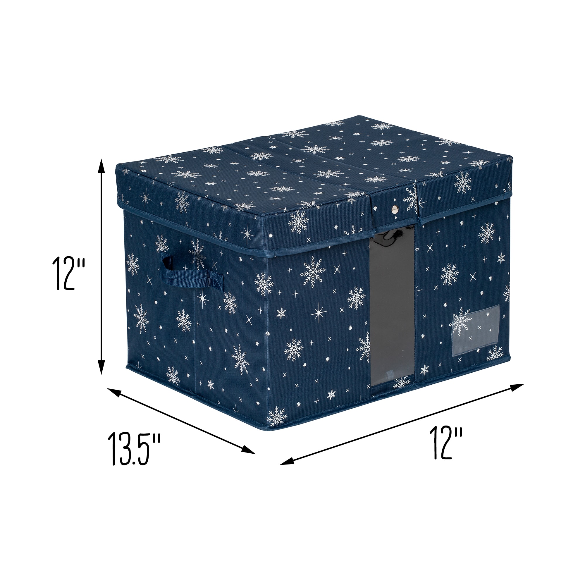 18&#x22; x 12&#x22; Honey Can Do Deluxe Holiday Storage Box