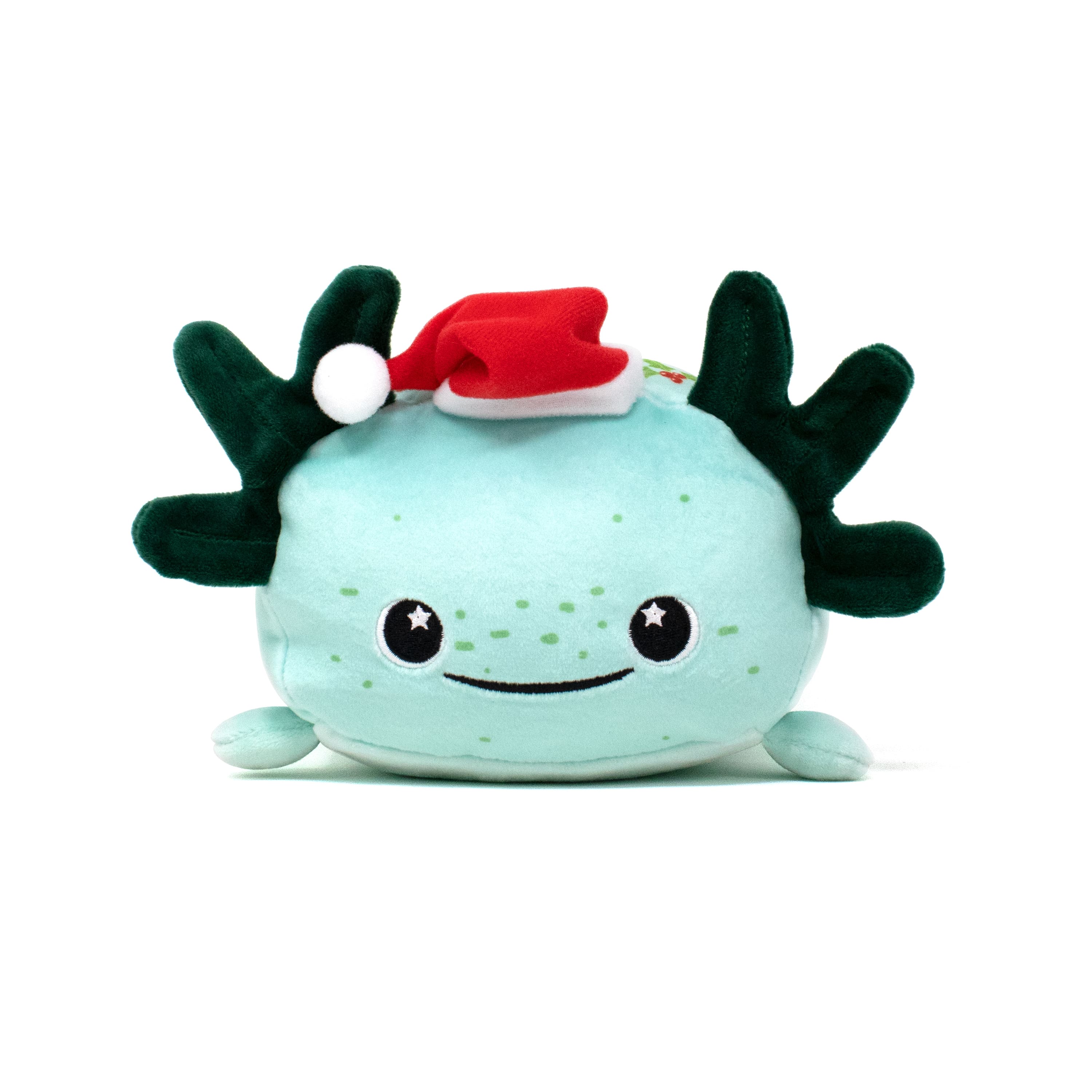 moosh moosh holiday axolotl pillow plush toy