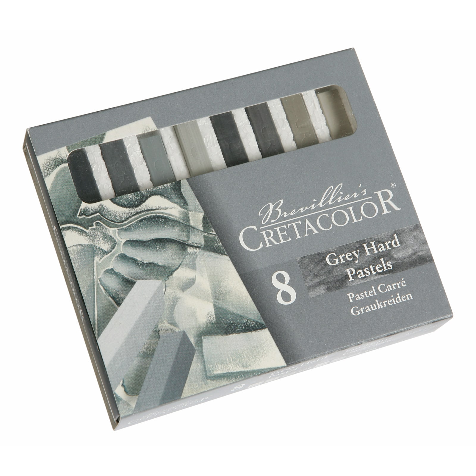 Cretacolor&#xAE; 8 Color Gray Hard Pastel Set