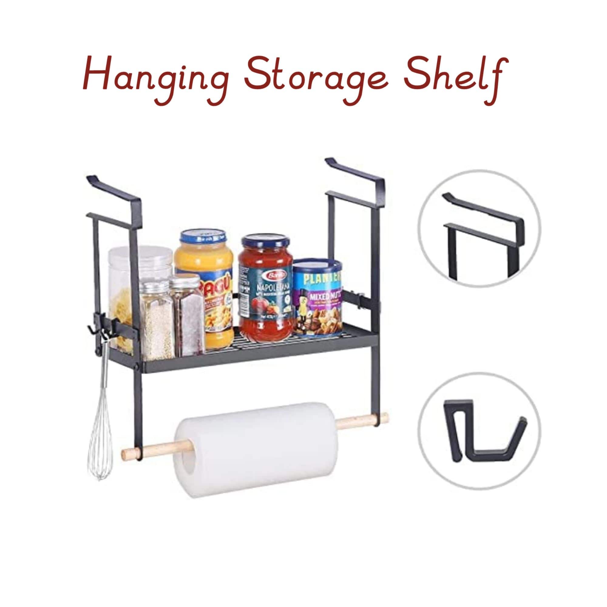 NEX Under Cabinet Storage Shelf with Paper Towel Holder