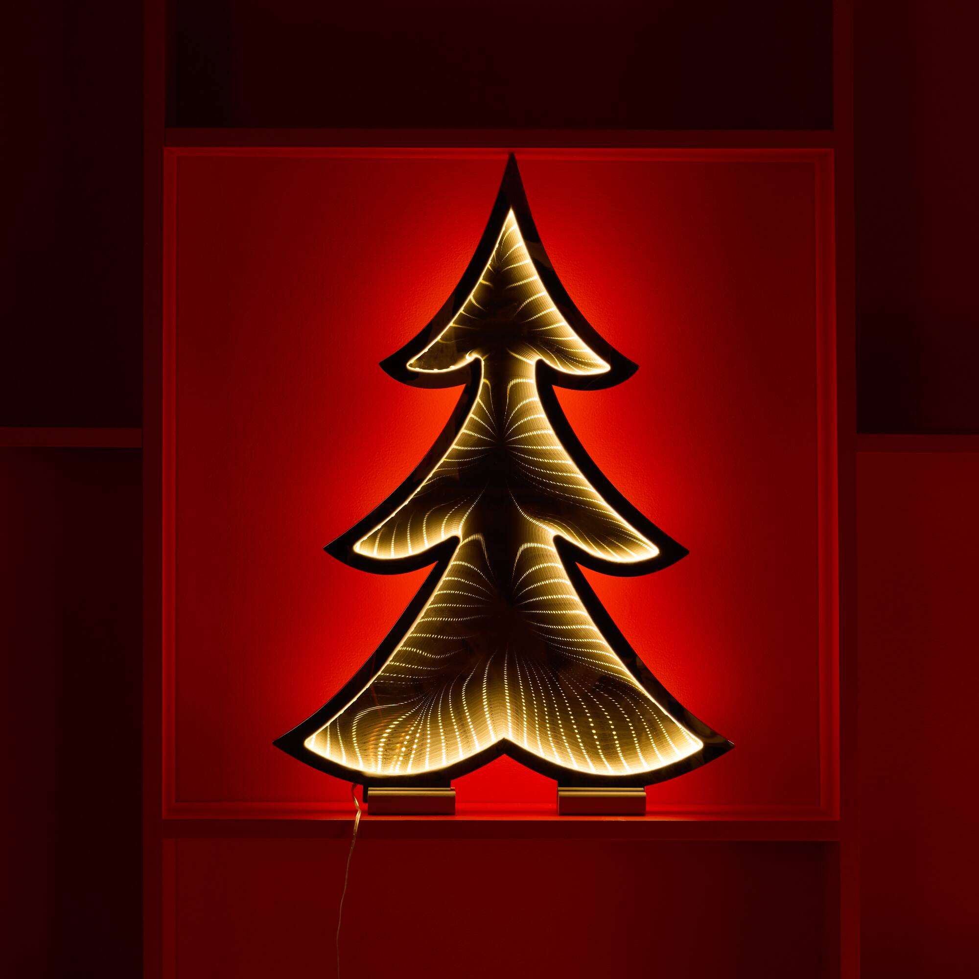 24.5&#x22; Pine Tree Outline Ekko Light Display