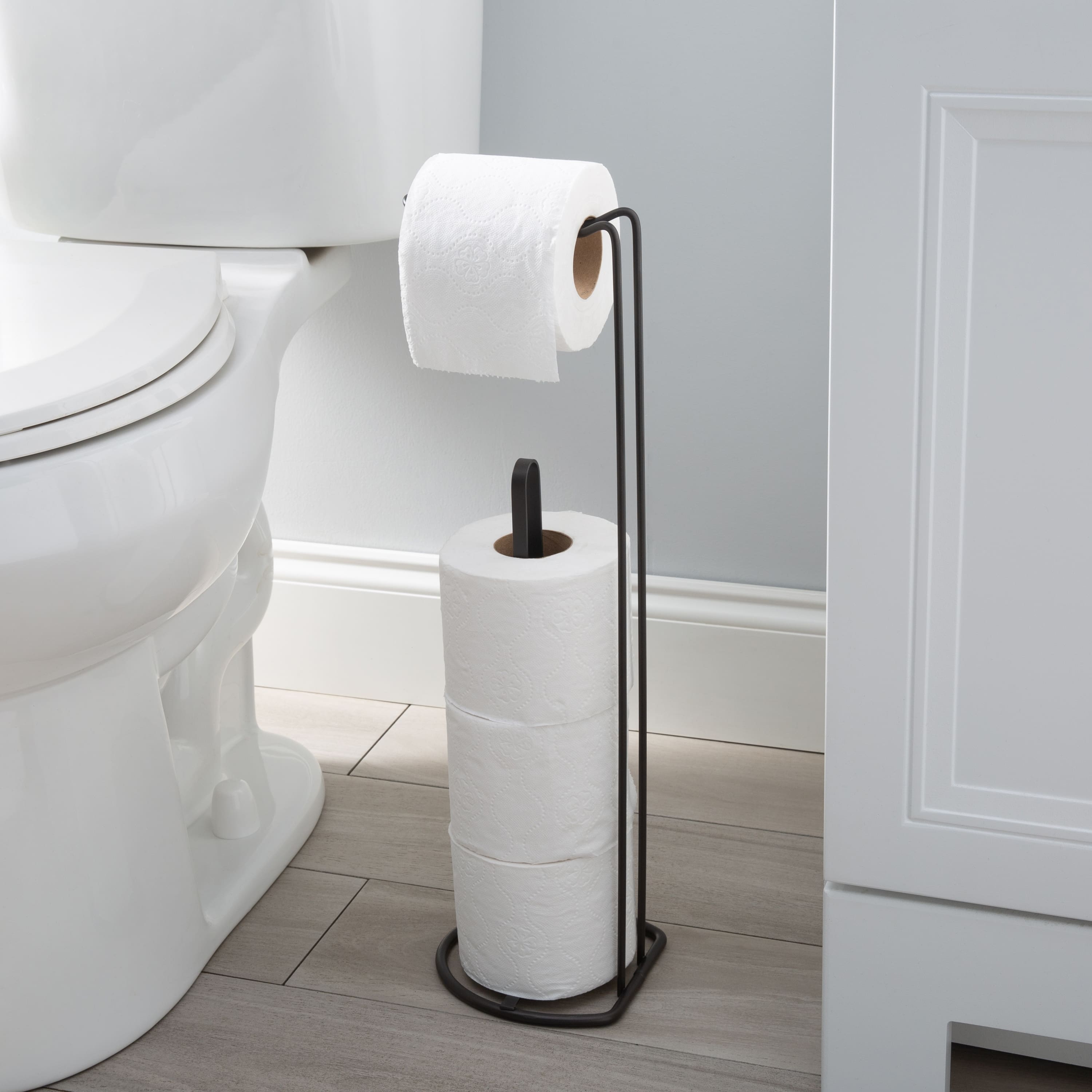 Bath Bliss 21&#x22; Bronze Toilet Paper Reserve &#x26; Dispenser