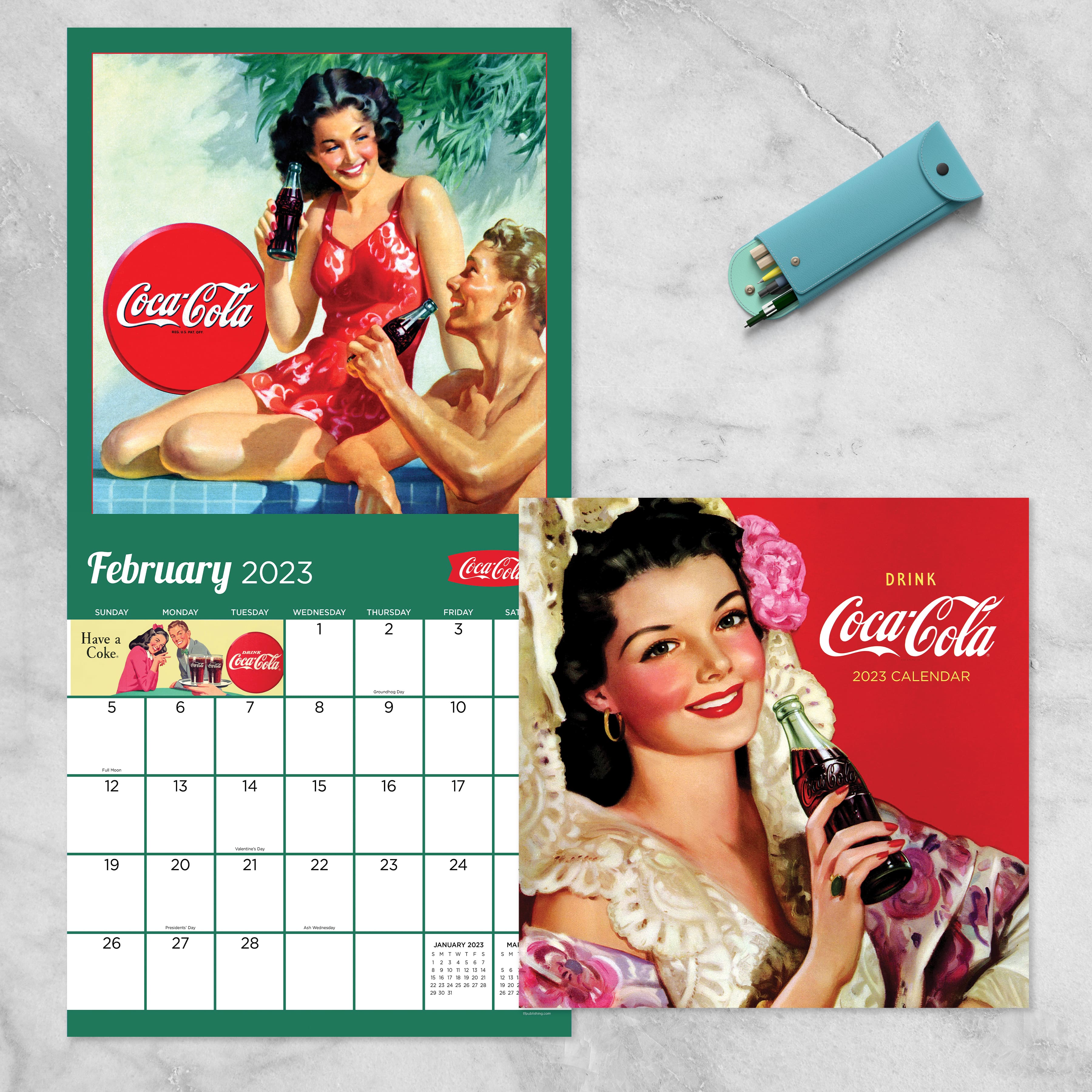 2023 Coca Cola: Nostalgia Wall Calendar | Michaels