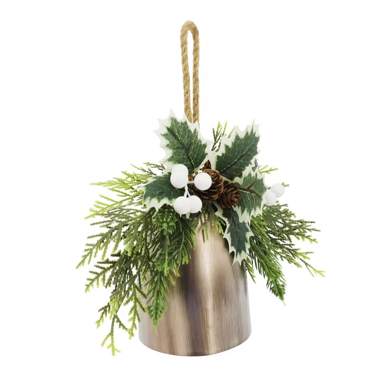 10&#x22; Bell with Holiday Foliage Wall D&#xE9;cor by Ashland&#xAE;