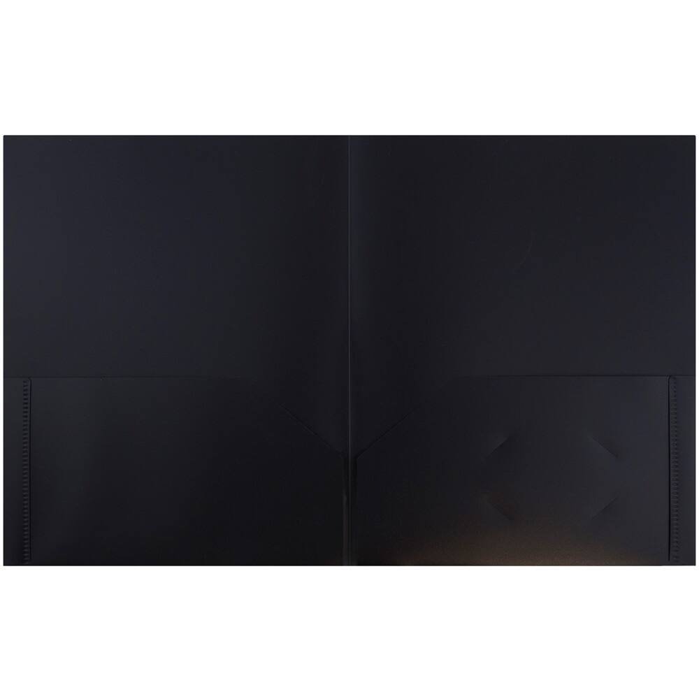JAM Paper 9.5" x 11.5" Plastic 2 Pocket School POP Folders