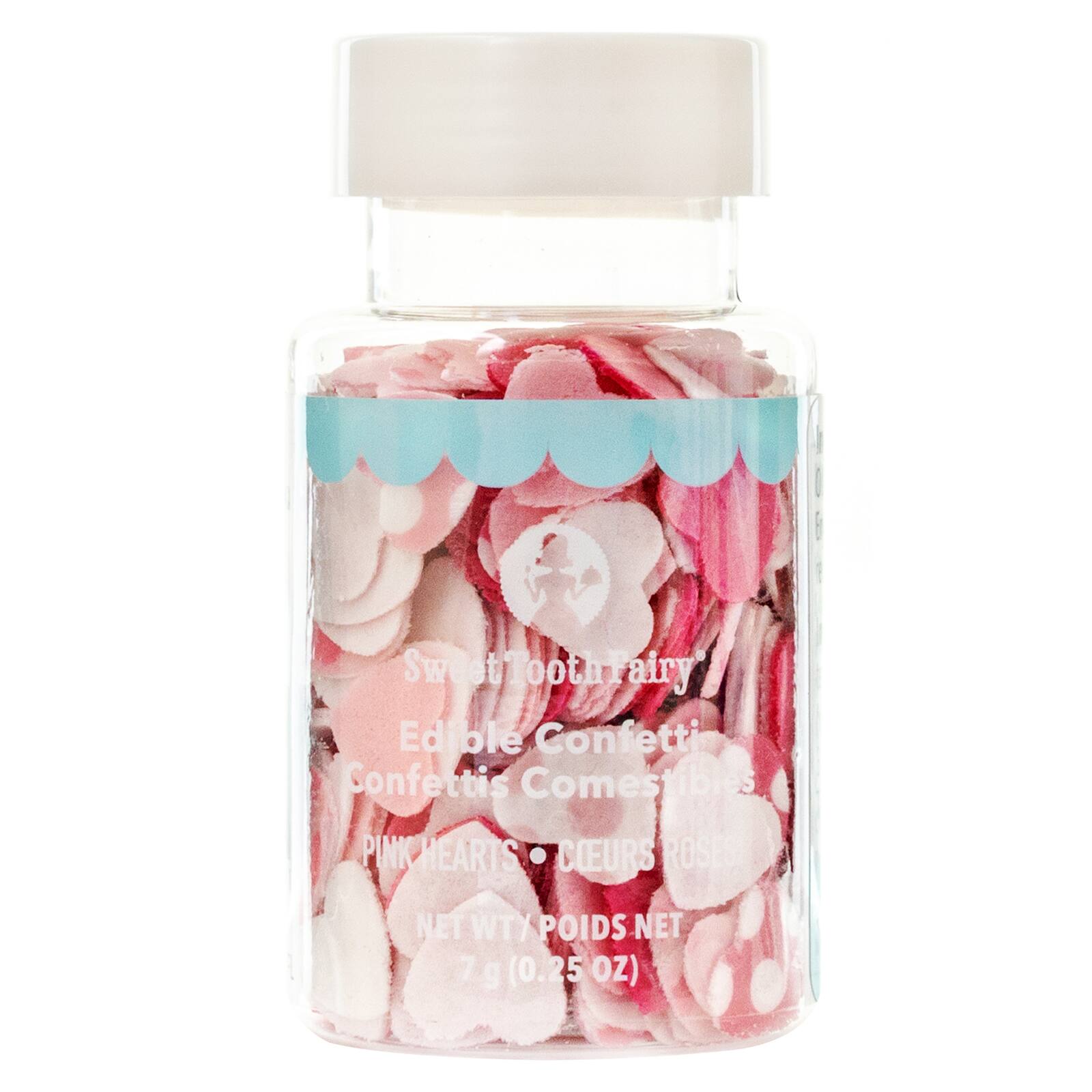 Sweet Tooth Fairy&#xAE; Pink Heart Wafer Edible Confetti
