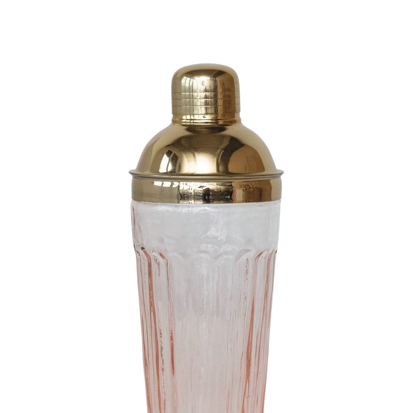Hello Honey® 20oz. Pink & Gold Glass Cocktail Shaker