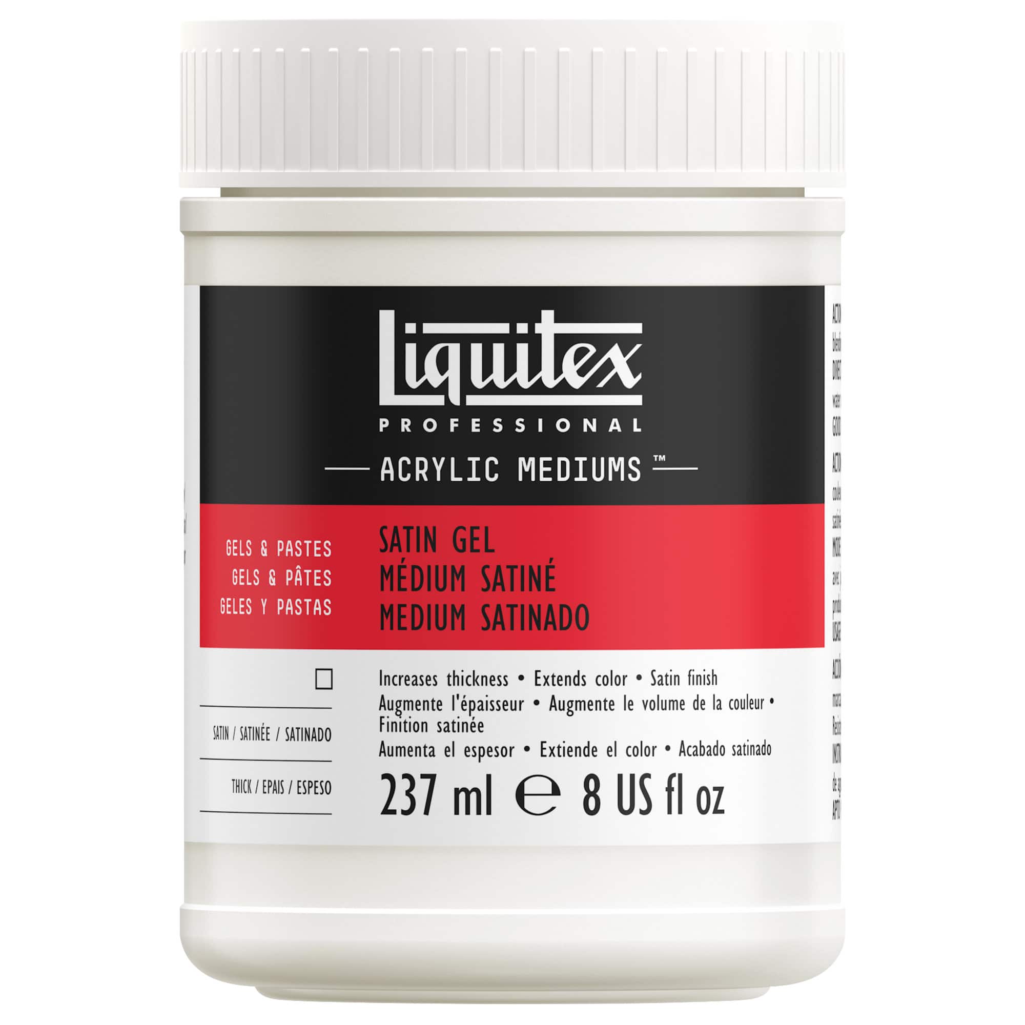 12 Pack: Liquitex&#xAE; Satin Gel Medium, 8oz.