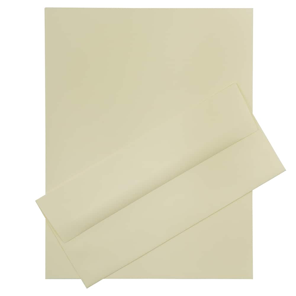 JAM Paper #10 Strathmore Business Stationery Set, 100ct.