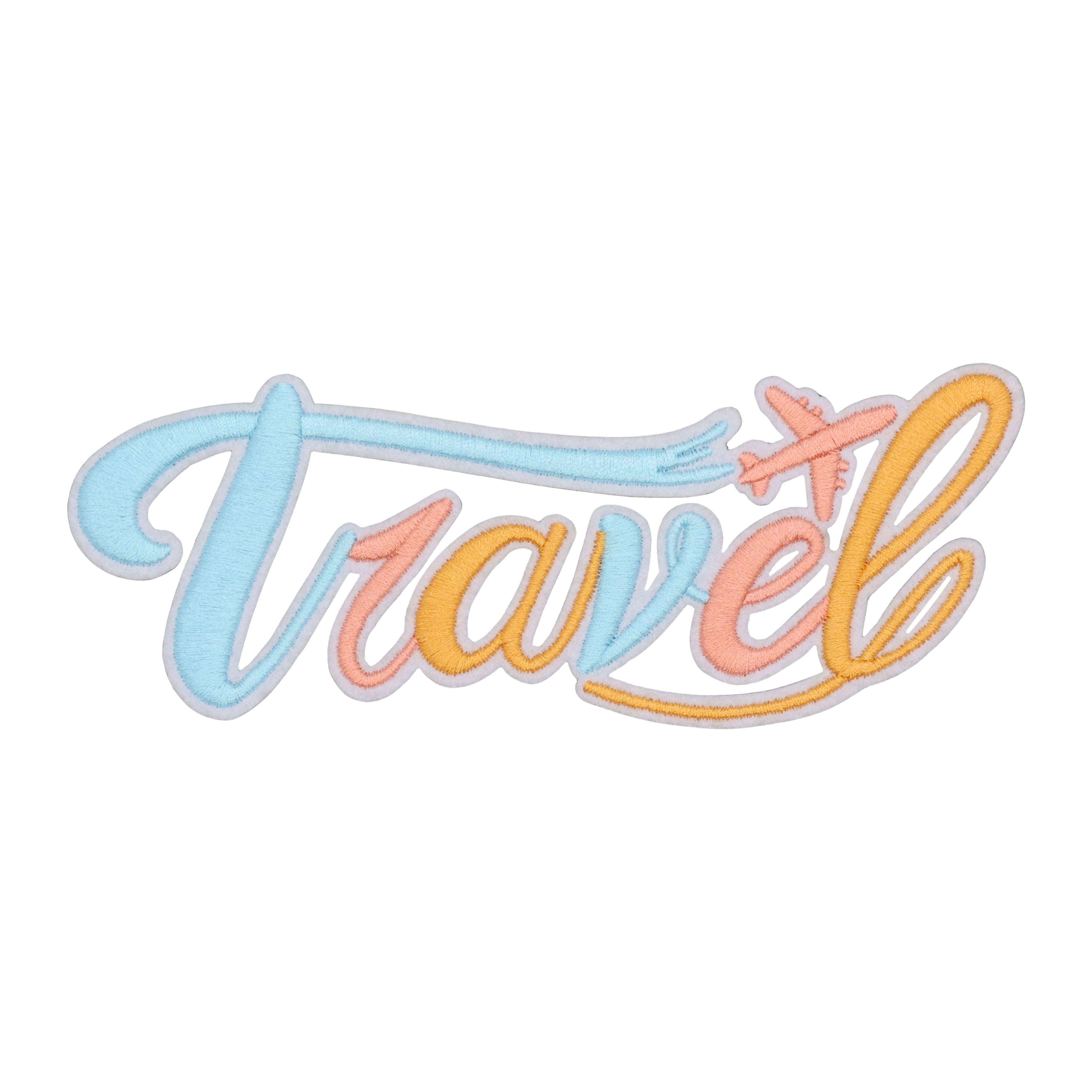 Embroidered Travel Iron On Patch by Make Market&#xAE;