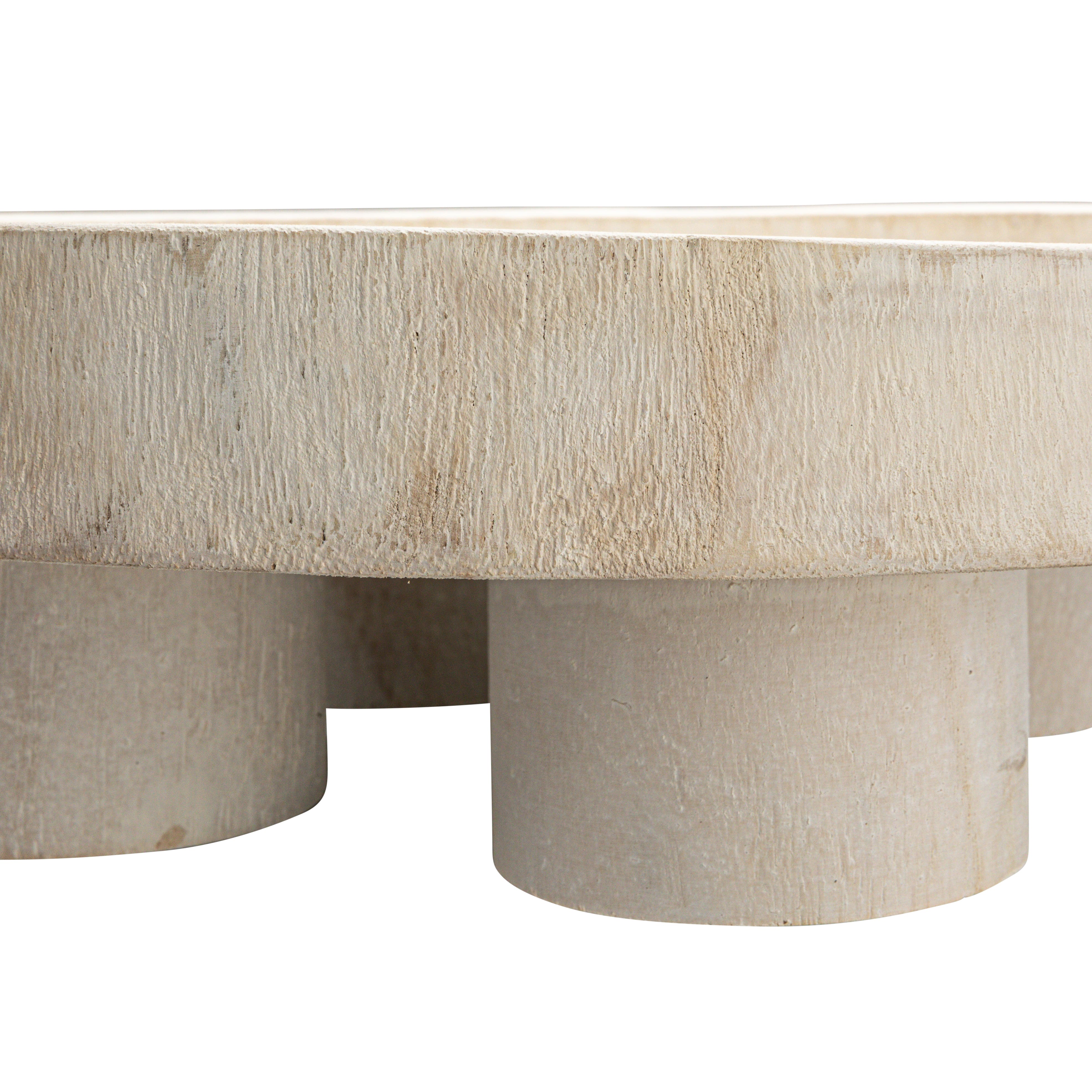 Hello Honey&#xAE; 12&#x22; Paulownia Wood Pedestal Tray