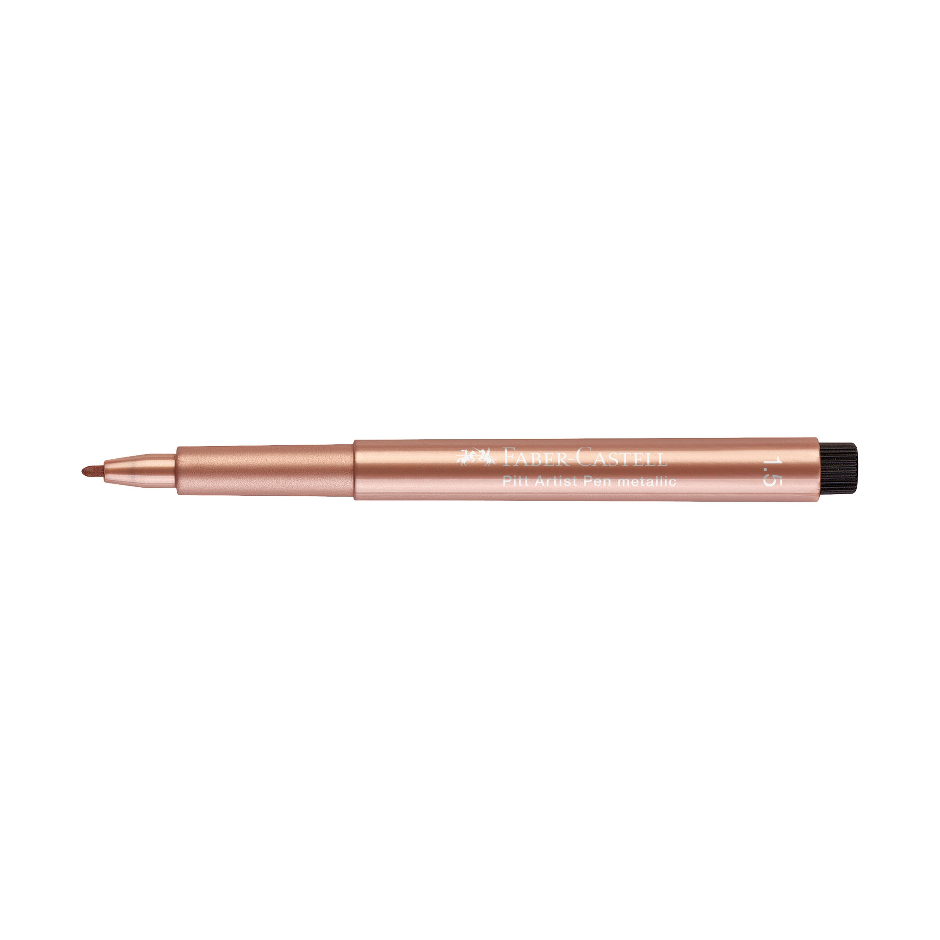 Faber-Castell® PITT® 1.5mm Bullet Tip Metallic India Ink Artist Pen