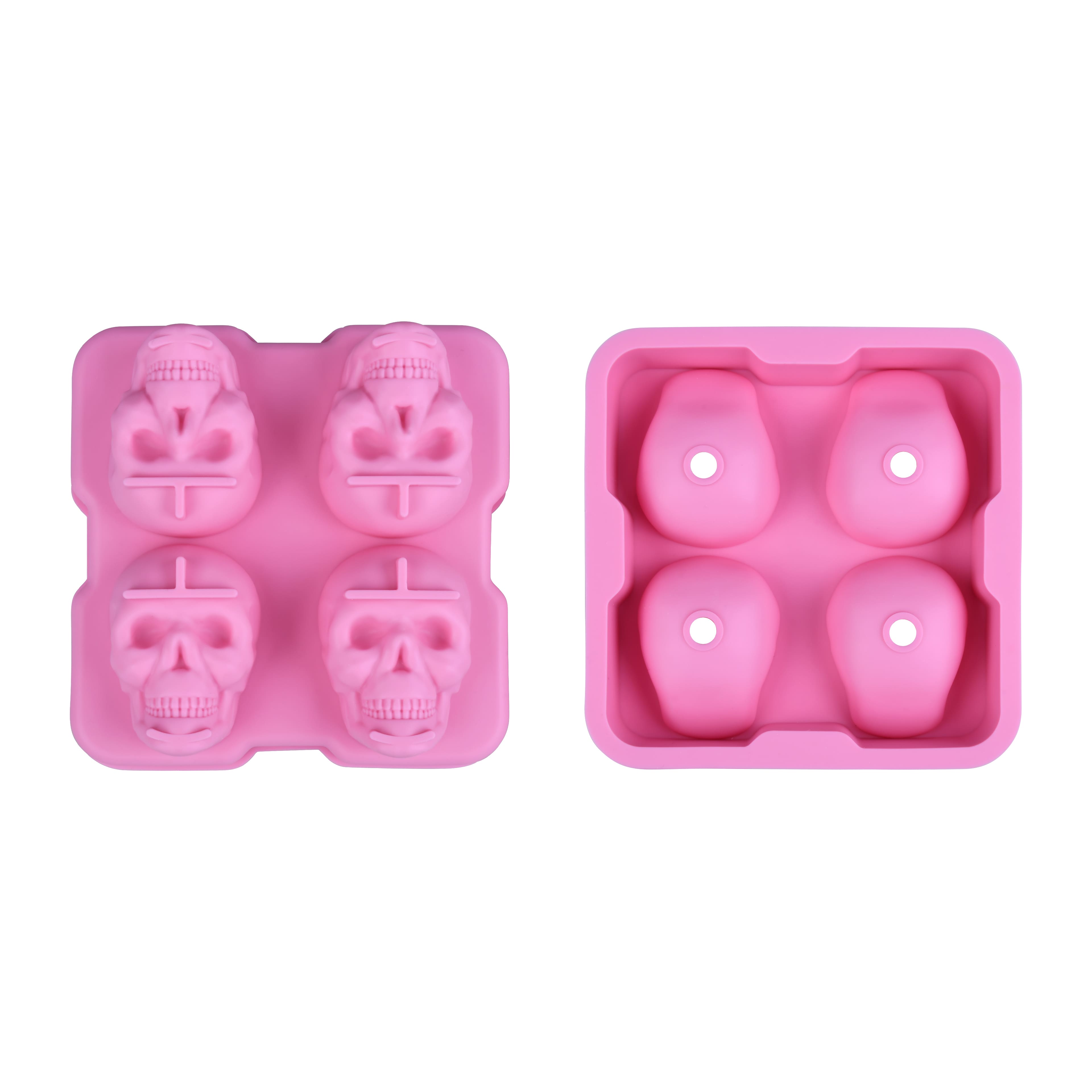 Skull 3D Silicone Ice Mold by Makery&#x2122;