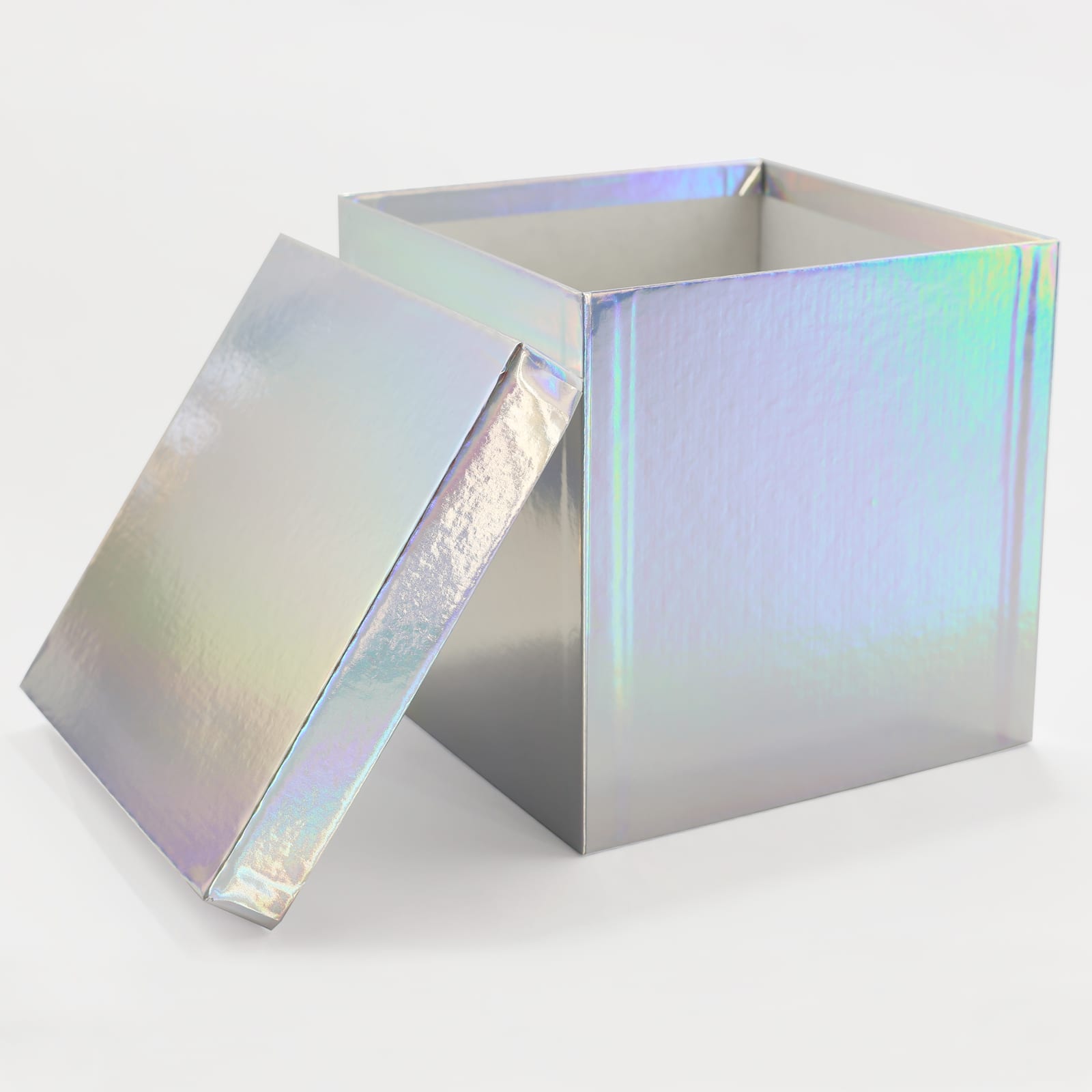 Large Silver Holographic Box by Celebrate It&#x2122;