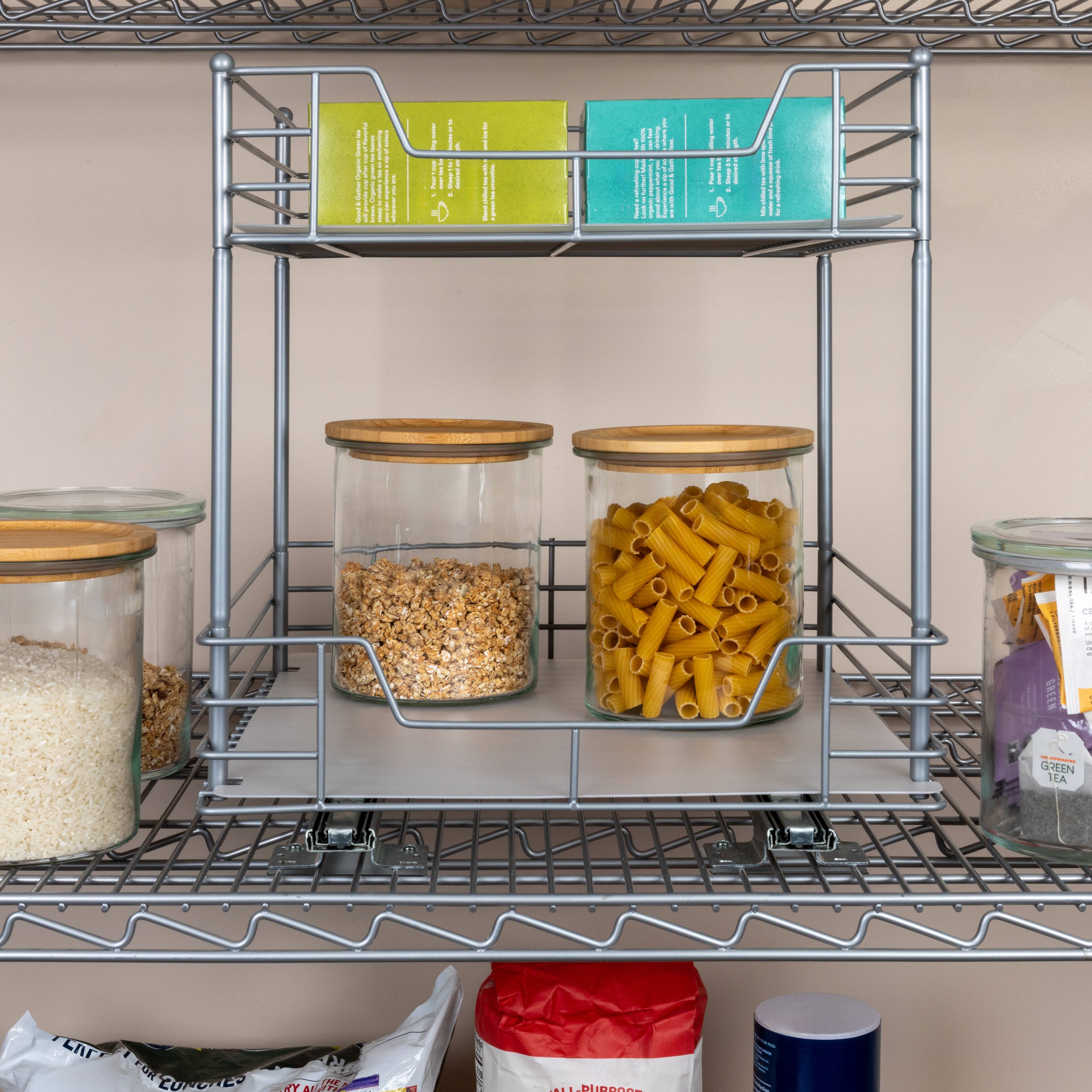 Household Essentials Glidez 2-Tier Cabinet Organizer