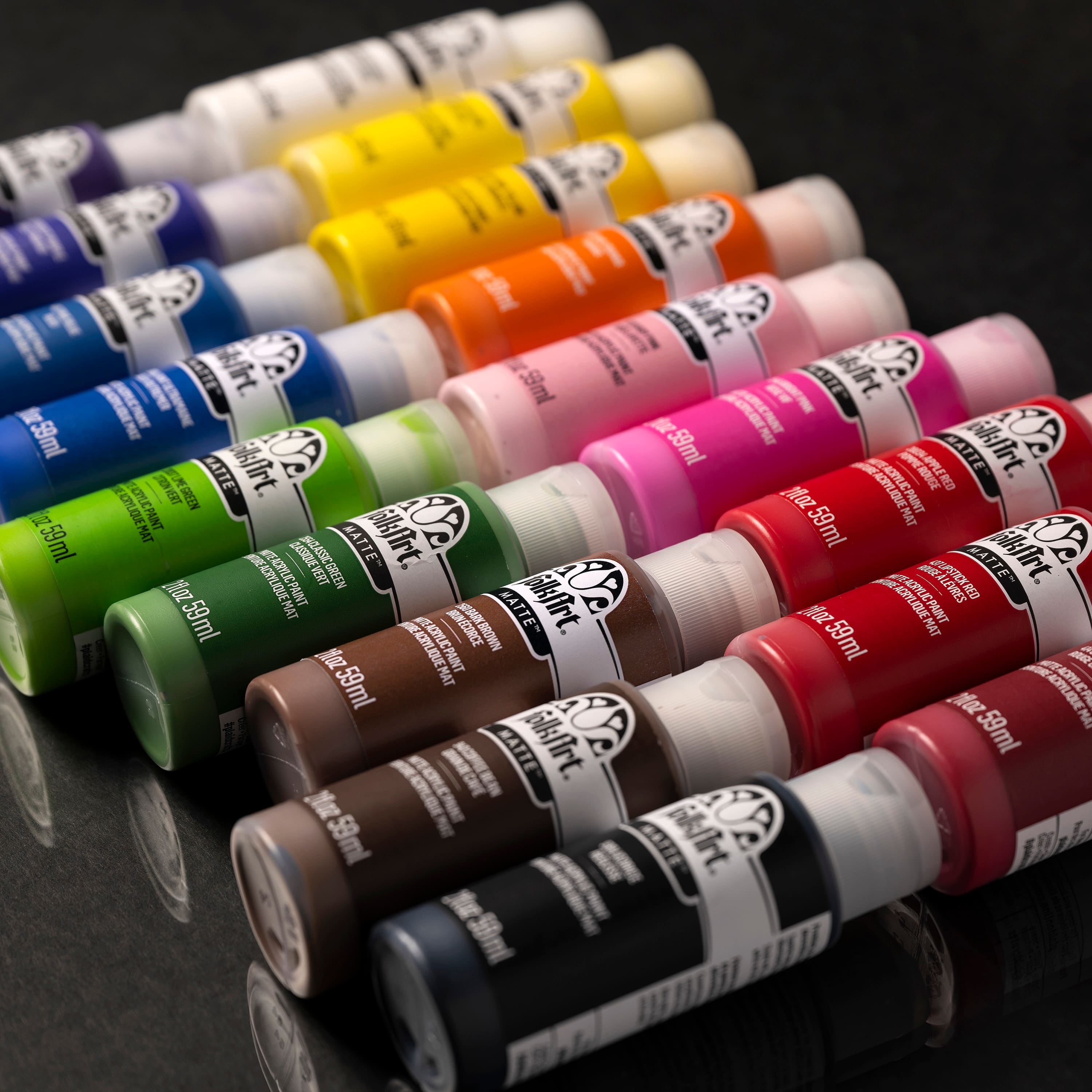 FolkArt&#xAE; PROMOFAI Matte Acrylic Paint Set