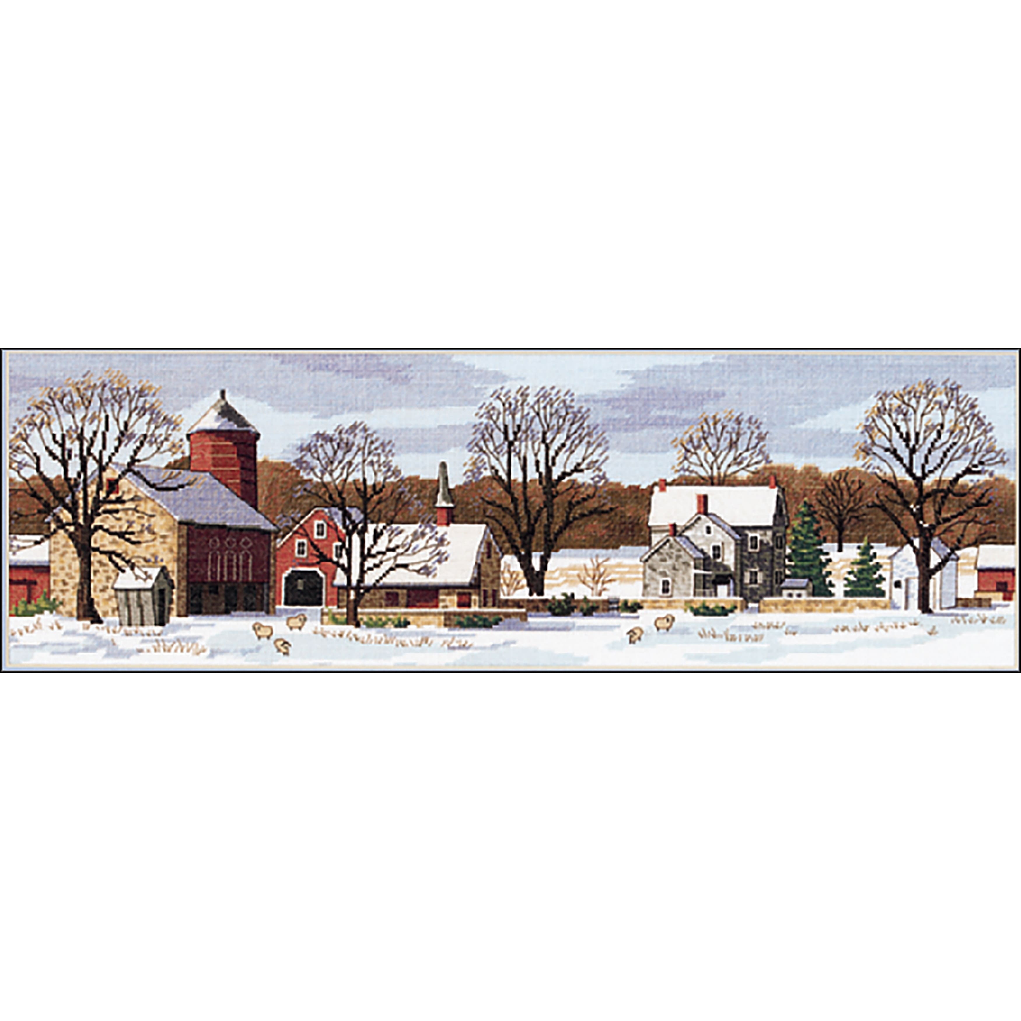 Dimensions&#xAE; Scenic Farm Counted Cross Stitch Kit