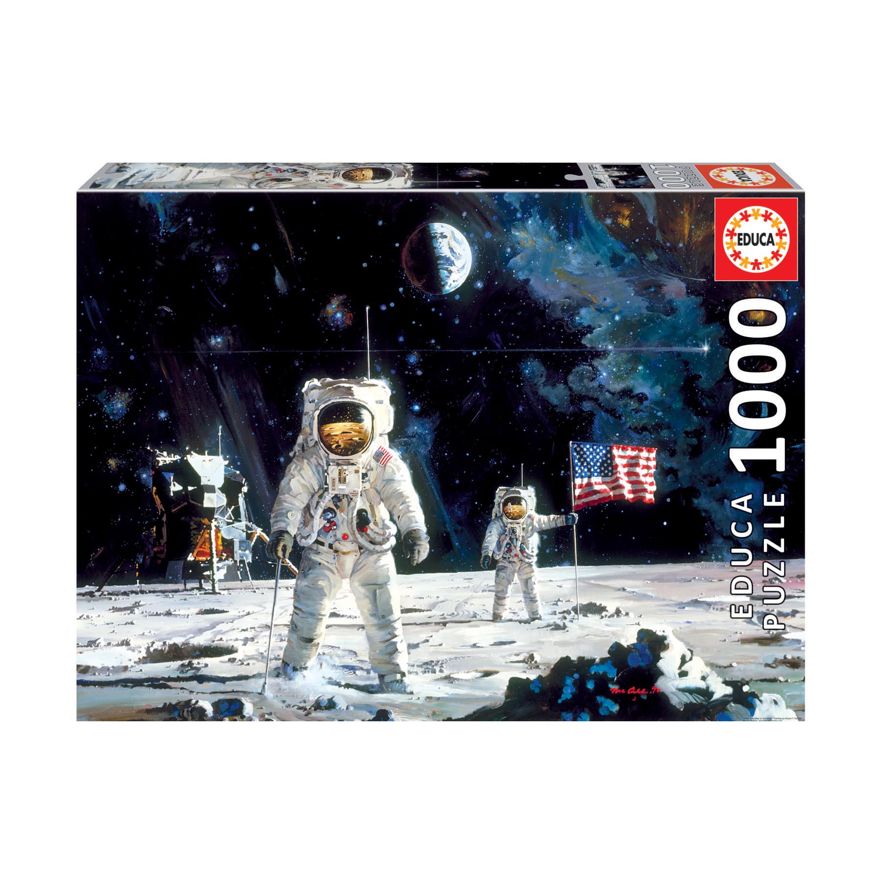 First Men on the Moon by Robert McCall 1,000 Piece Jigsaw Puzzle