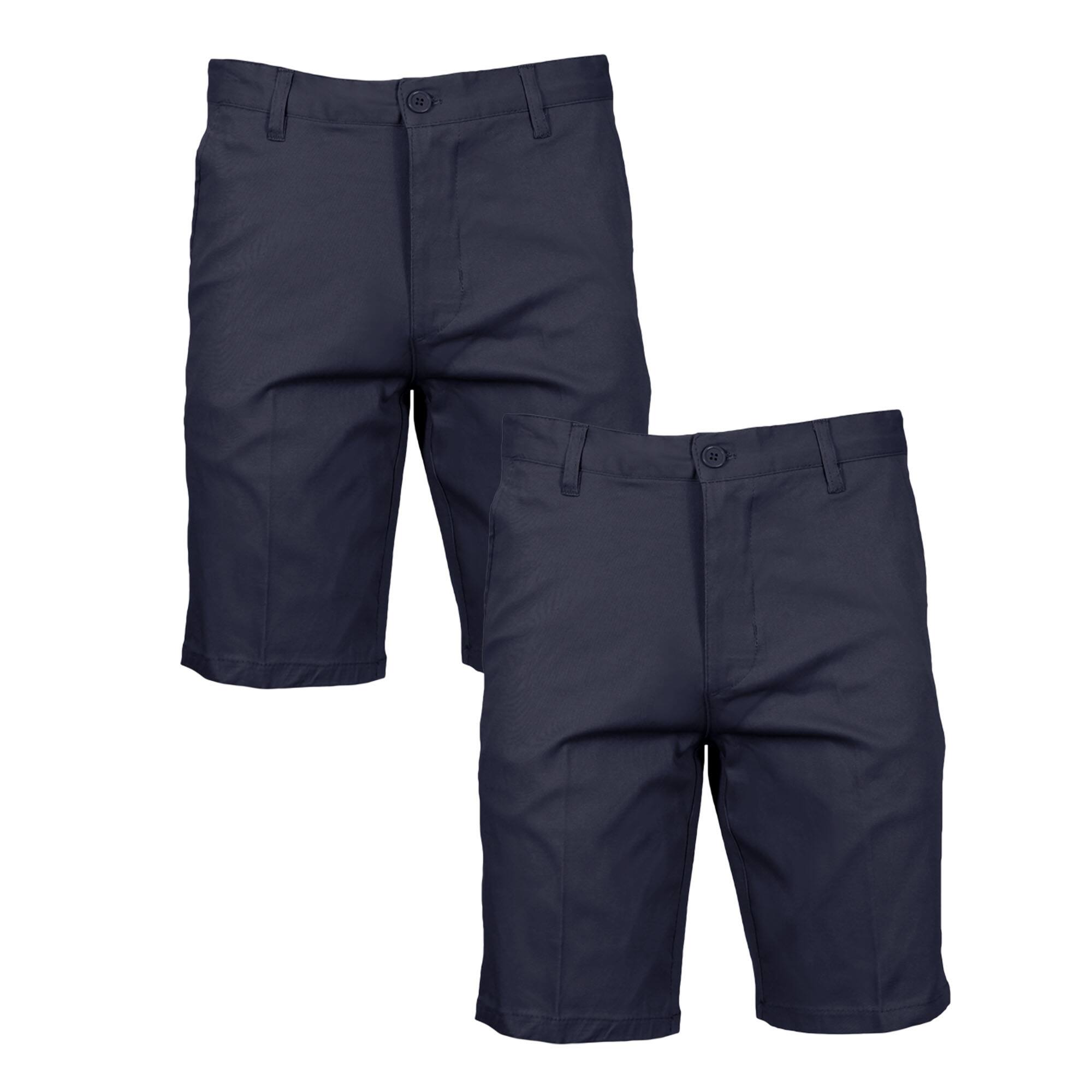 Galaxy by Harvic Slim Fitting Cotton Flex Stretch Men's Chino Shorts