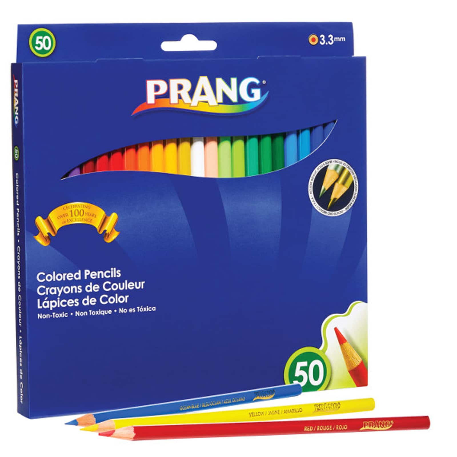 12 Packs: 50 Ct. (600 Total) Colored Pencils by Creatology, Size: 8.3 x 0.63 x 7.33, Assorted