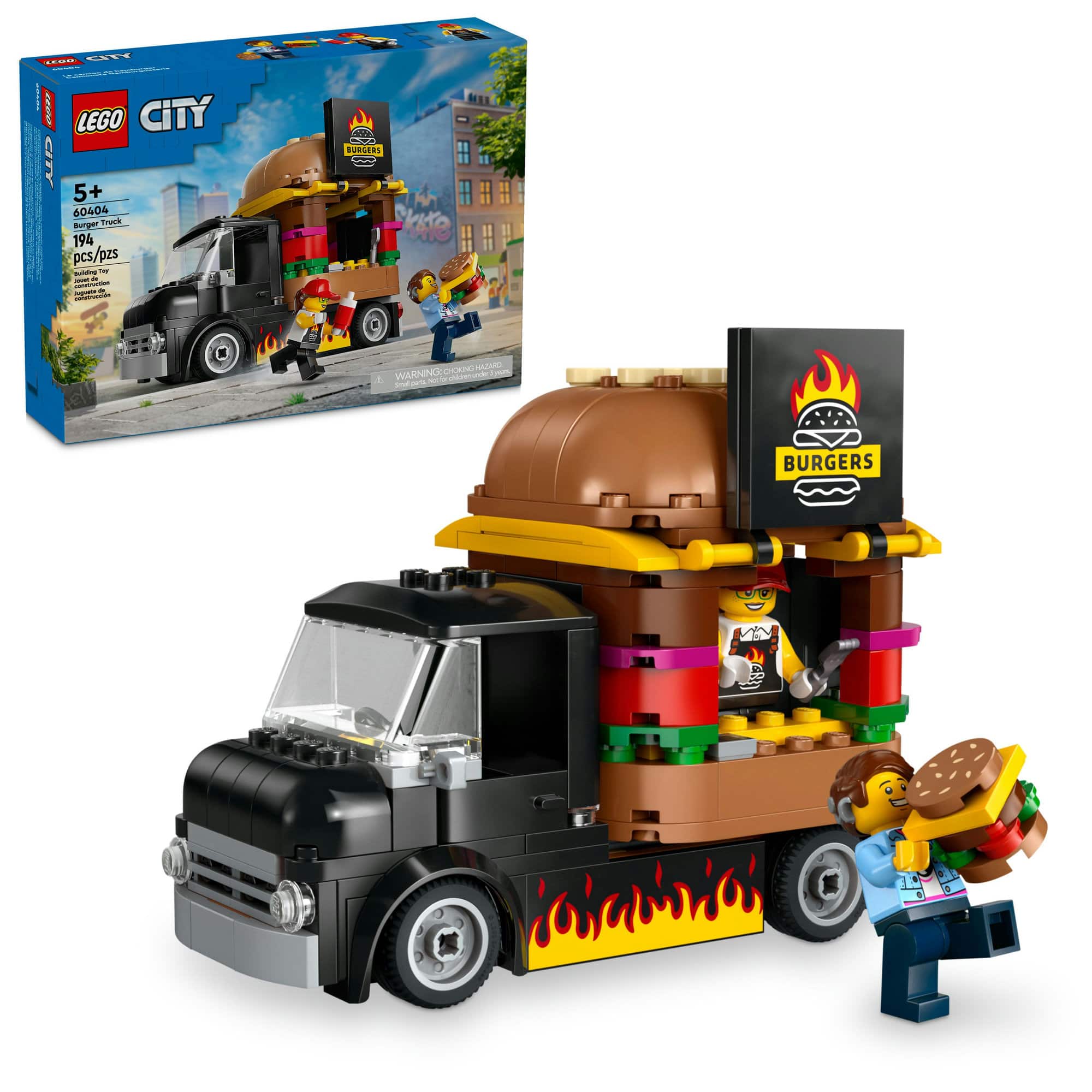 LEGO® City Burger Truck Toy Building Set 60404