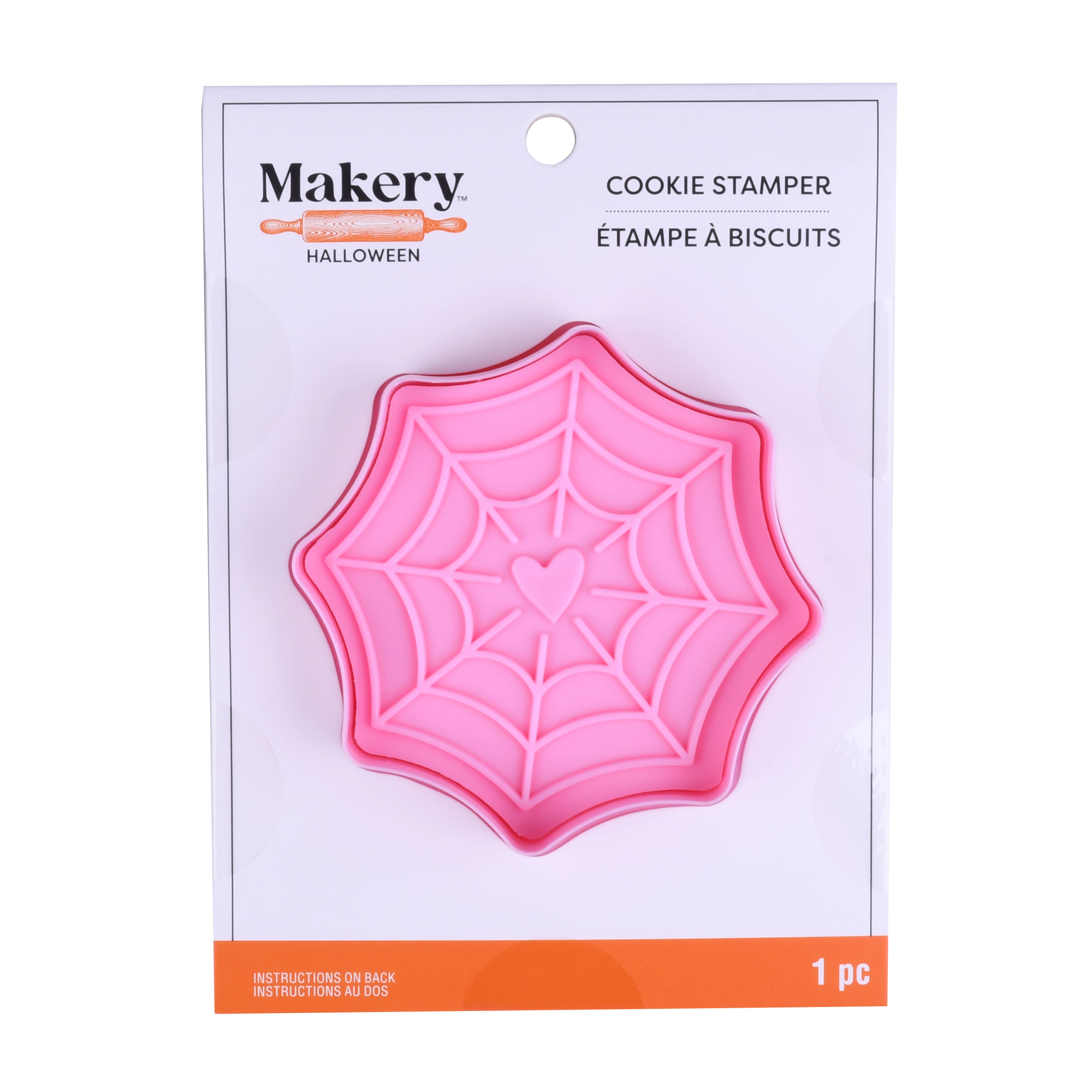 3&#x22; Spiderweb Cookie Stamper by Makery&#x2122;