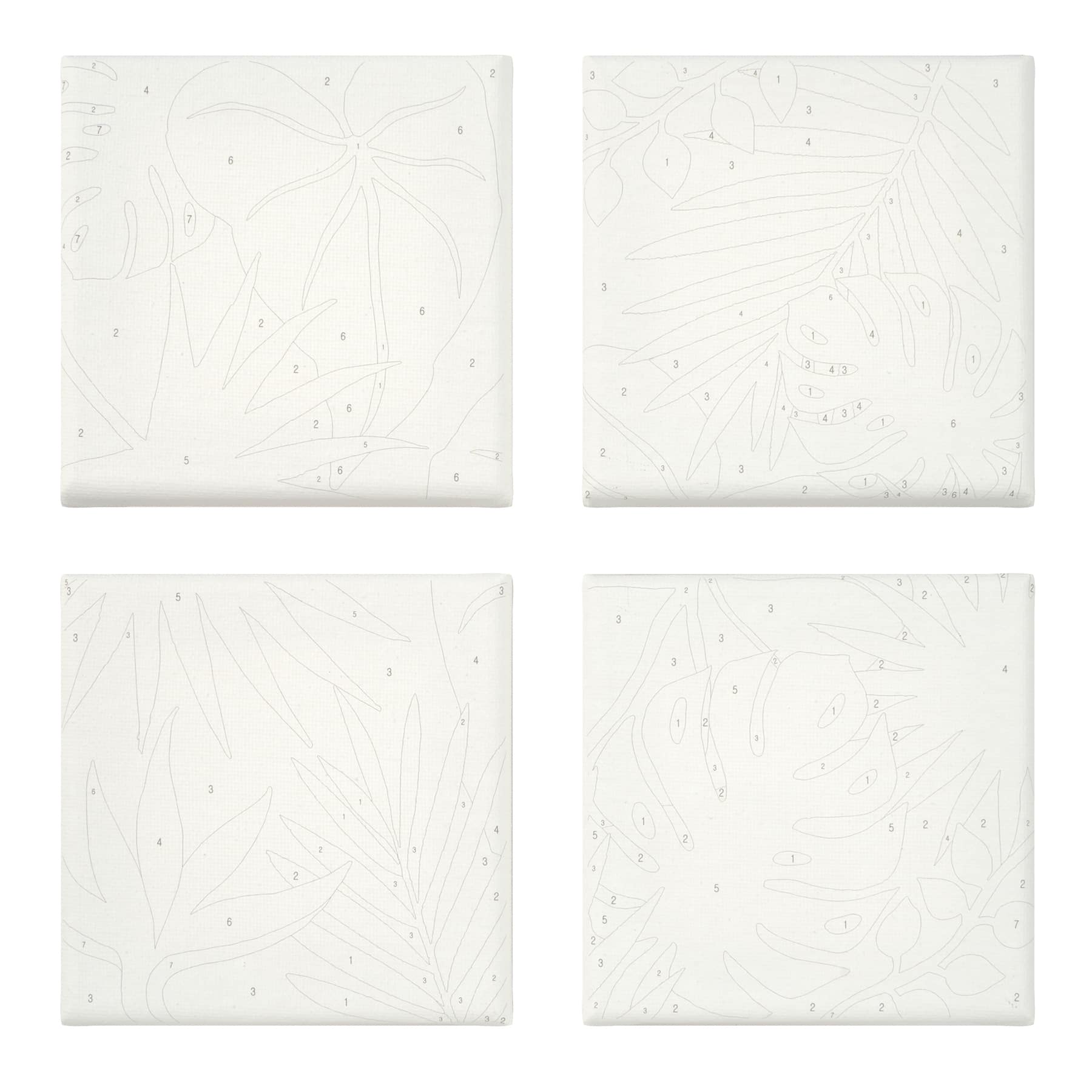 Foliage Paint-by-Number Gallery Mini Kit by Artist's Loft®