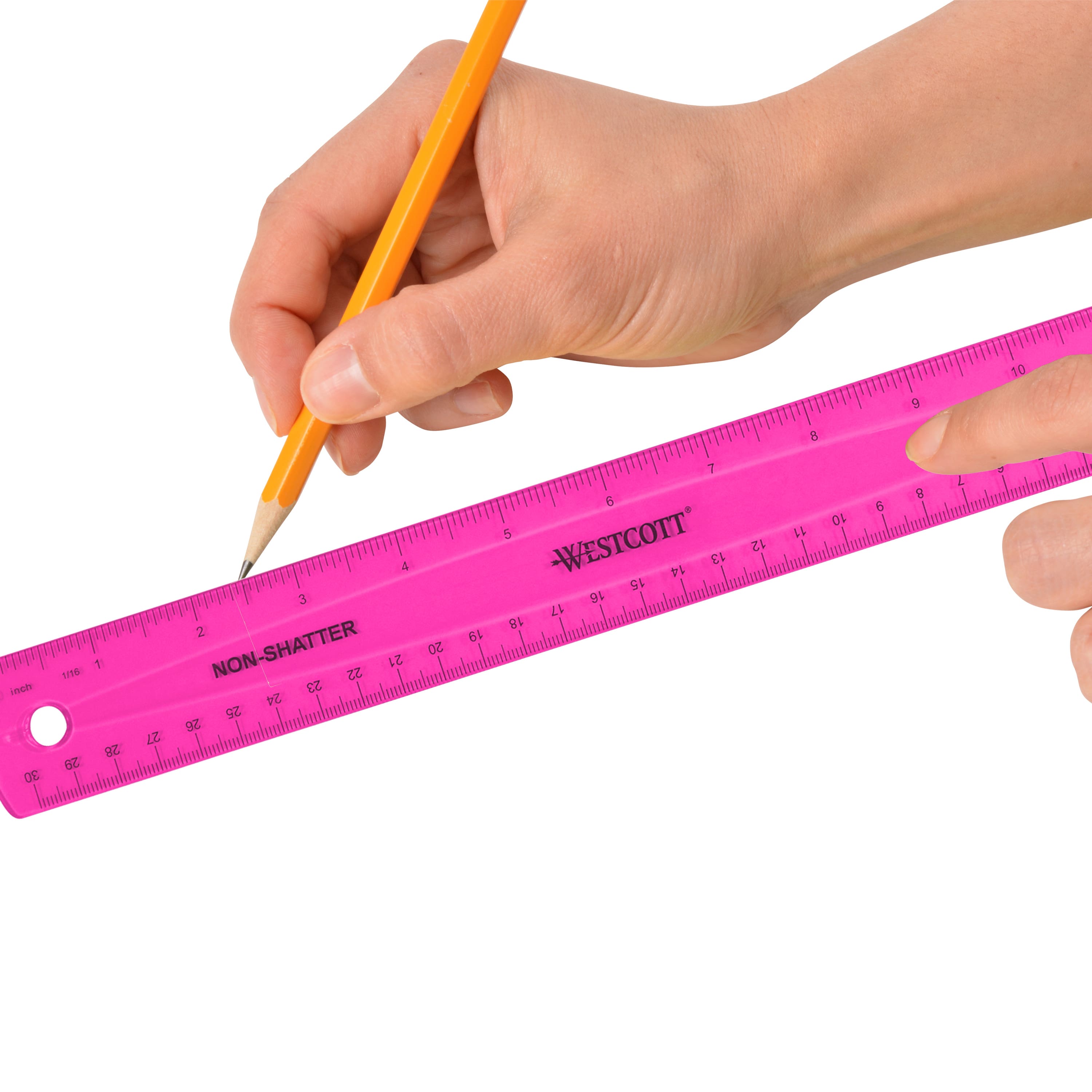 Assorted Westcott&#xAE; Translucent Shatterproof Ruler