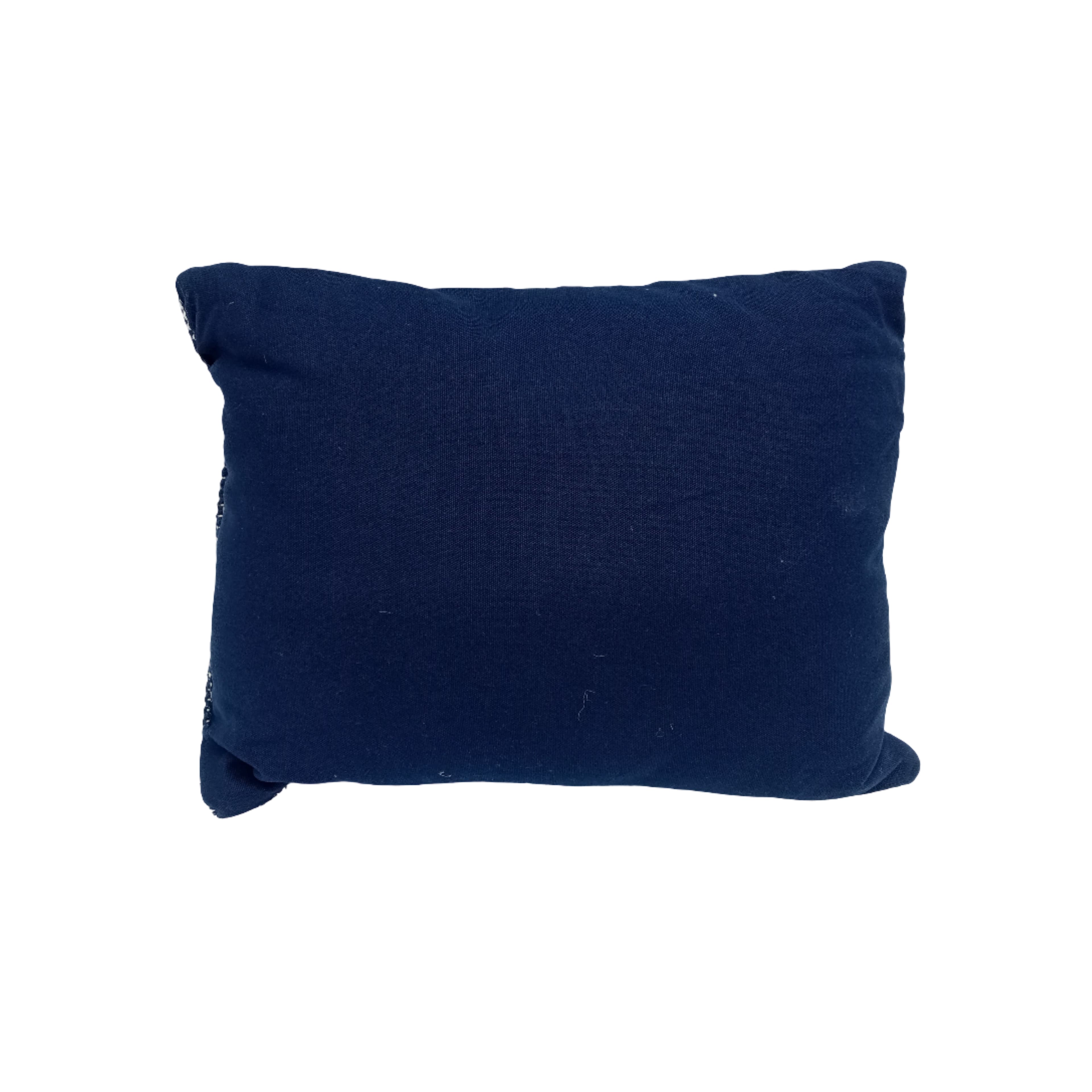 13&#x22; x 18&#x22; Navy &#x26; Ivory Diamond Handloom Throw Pillow by Ashland&#xAE;