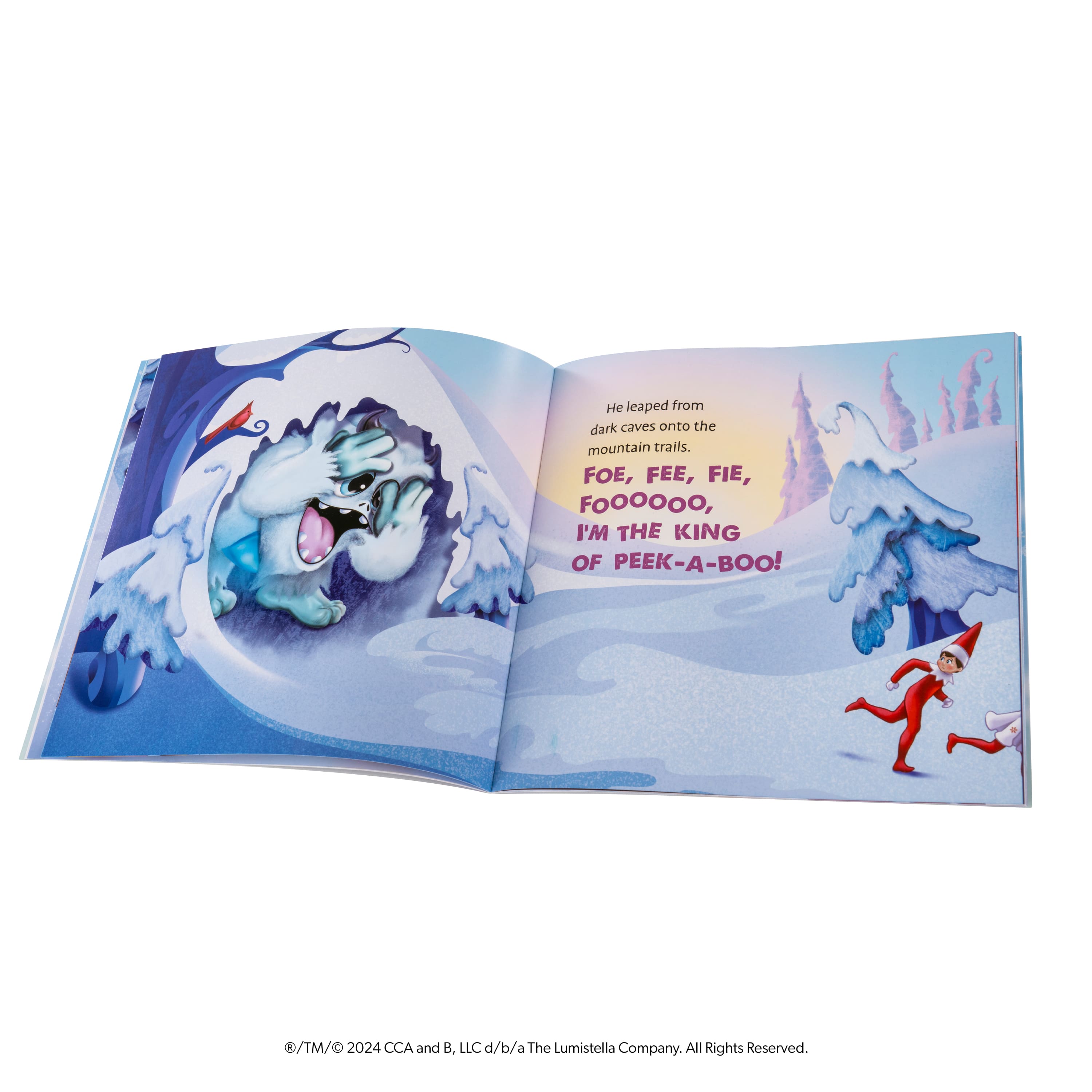 The Elf on the Shelf® SnoBiggie™ Little Grunt Yeti Plush & Book