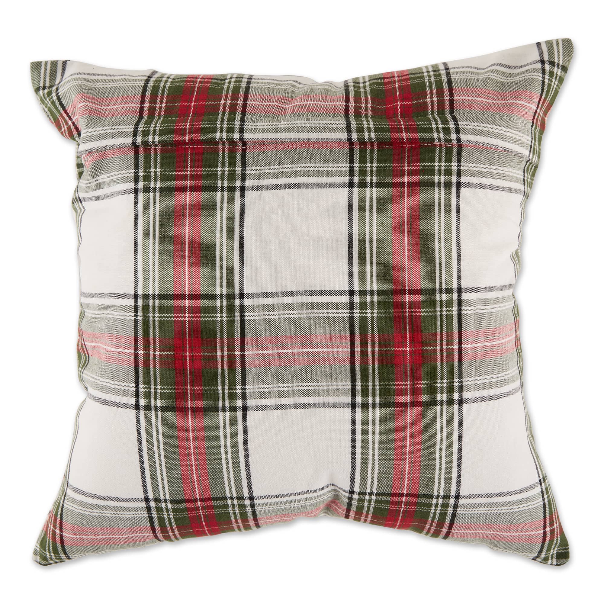 DII&#xAE; Traditional Christmas Plaid Pillow Cover Set