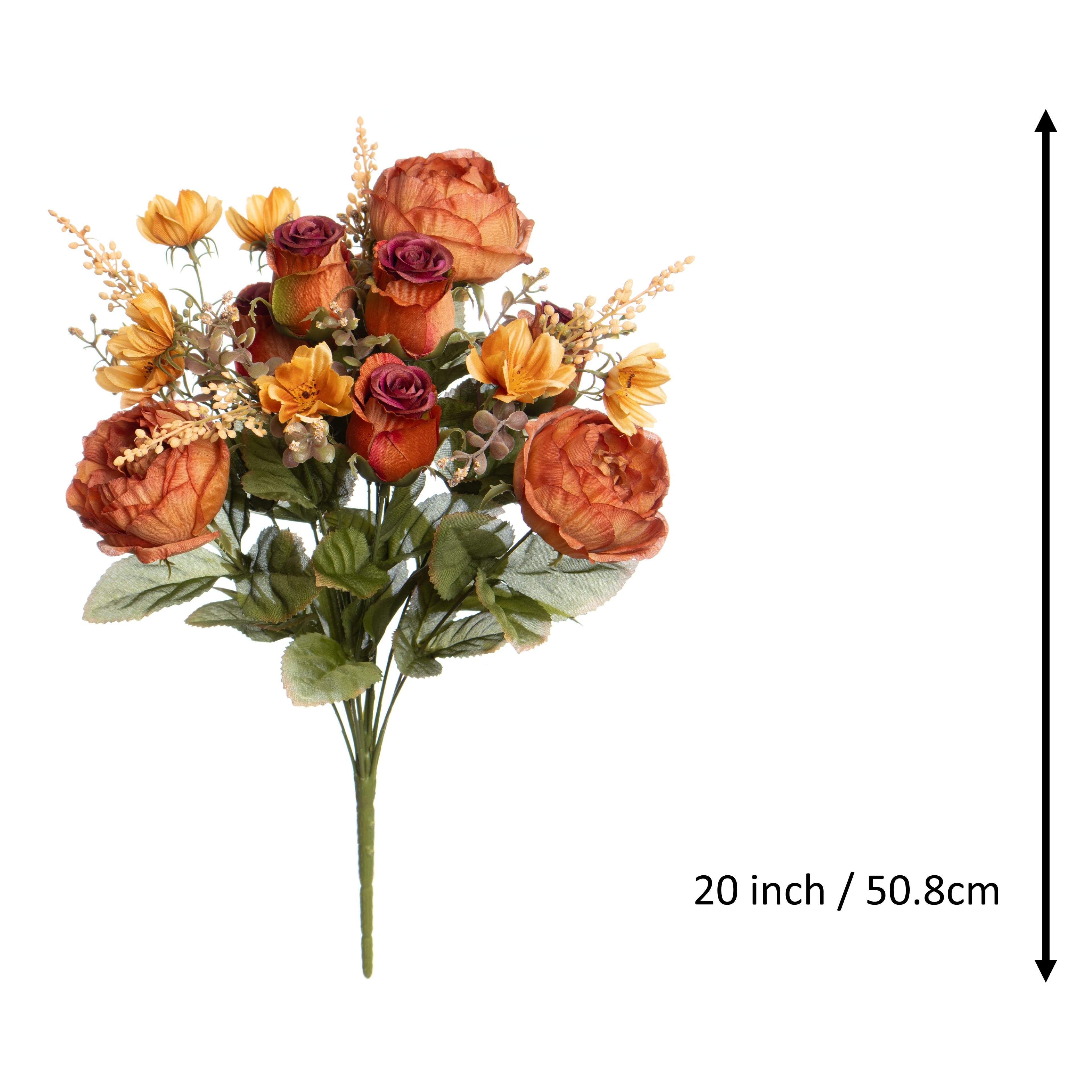 20&#x22; Orange Rose &#x26; Cosmo Mix Deluxe Bush by Ashland&#xAE;