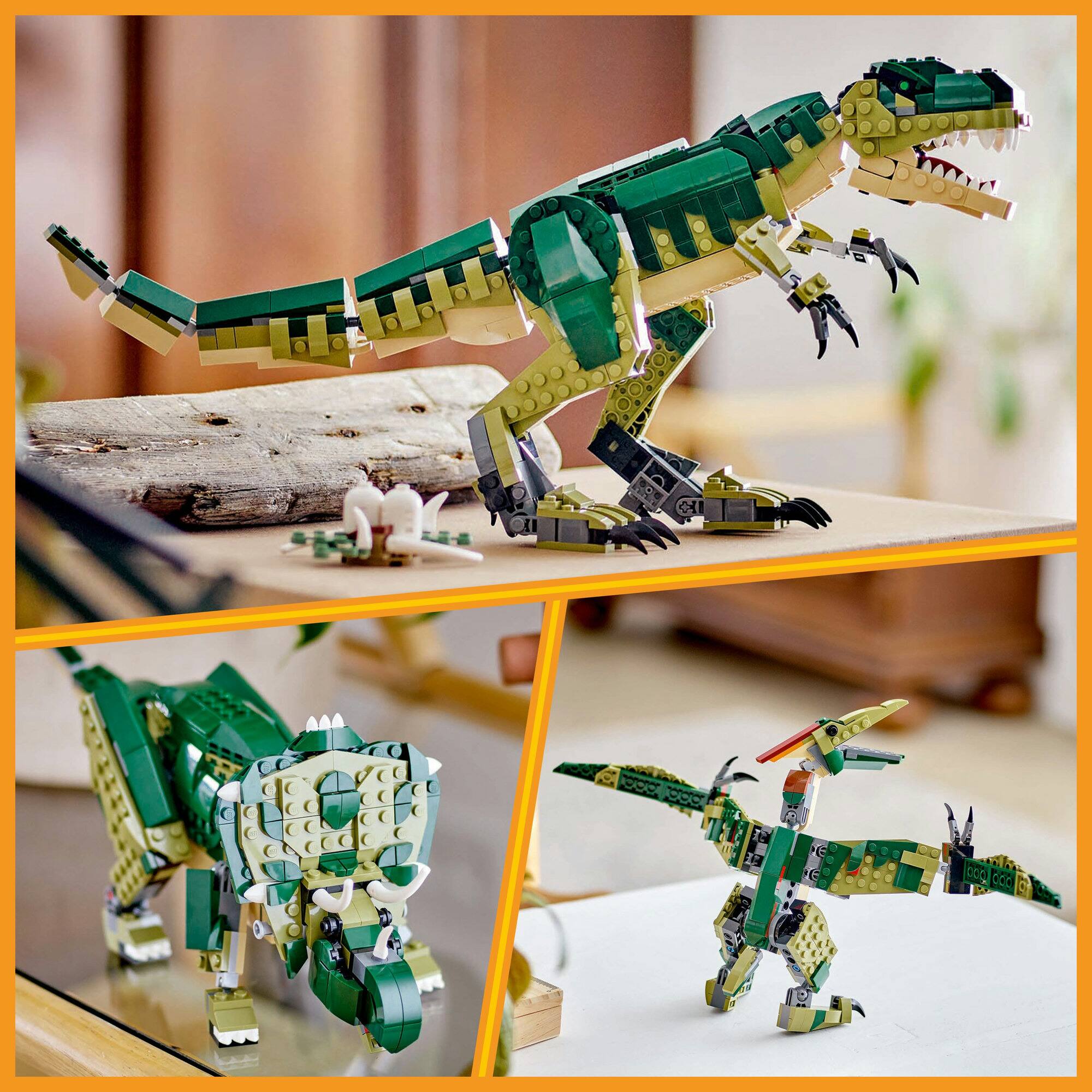 LEGO® Creator 3in1 T. rex, Dinosaur Toy for Kids 31151