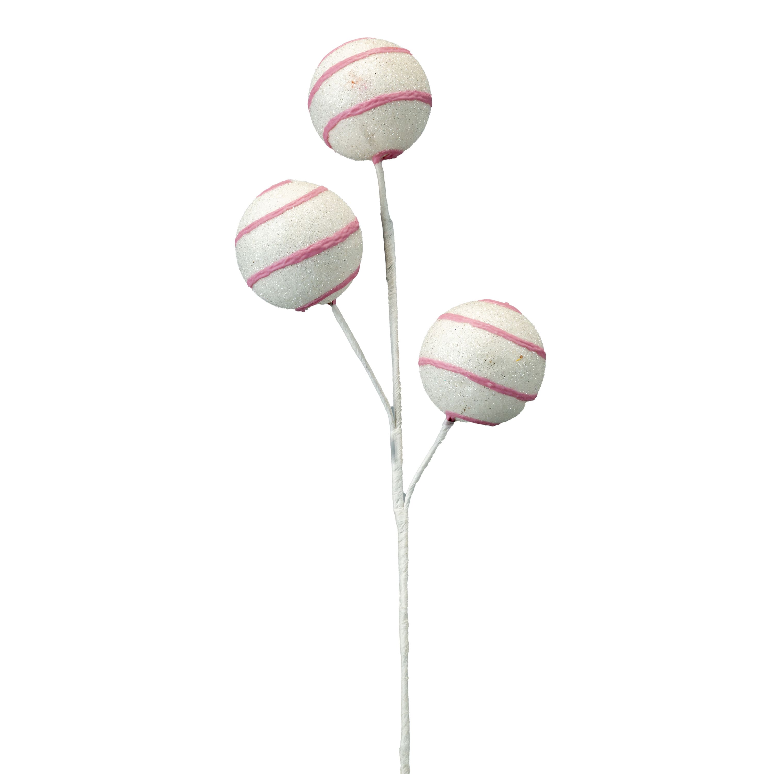 11.75&#x22; Pink Glitter Ball Pick by Ashland&#xAE;