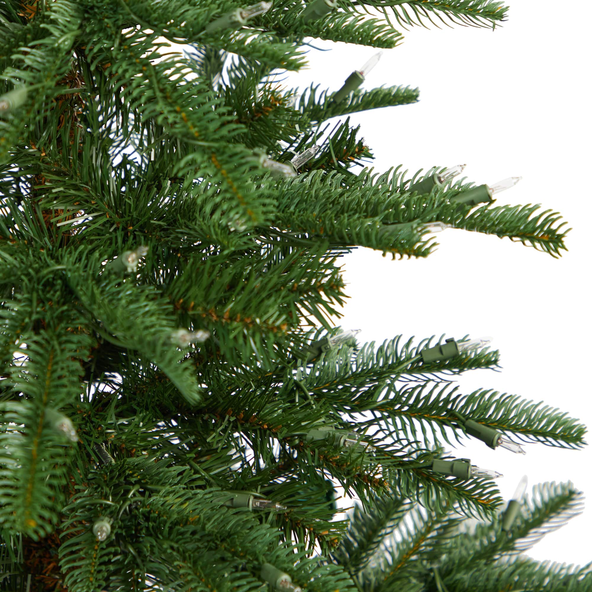 5ft. Pre-Lit Layered Washington Spruce Artificial Christmas Tree, Clear Lights