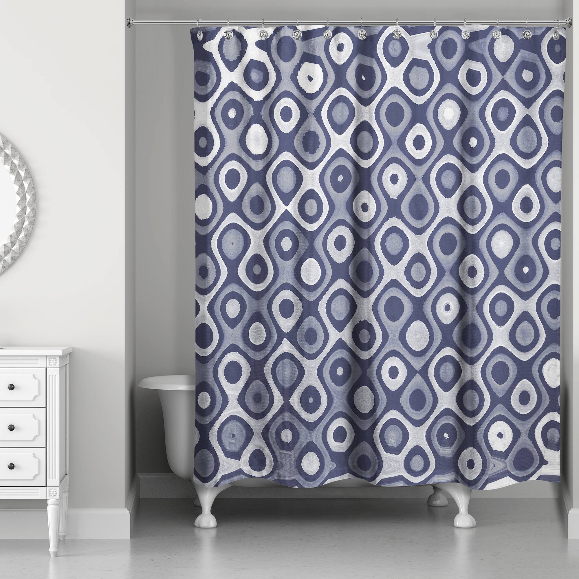 Circles Shower Curtain