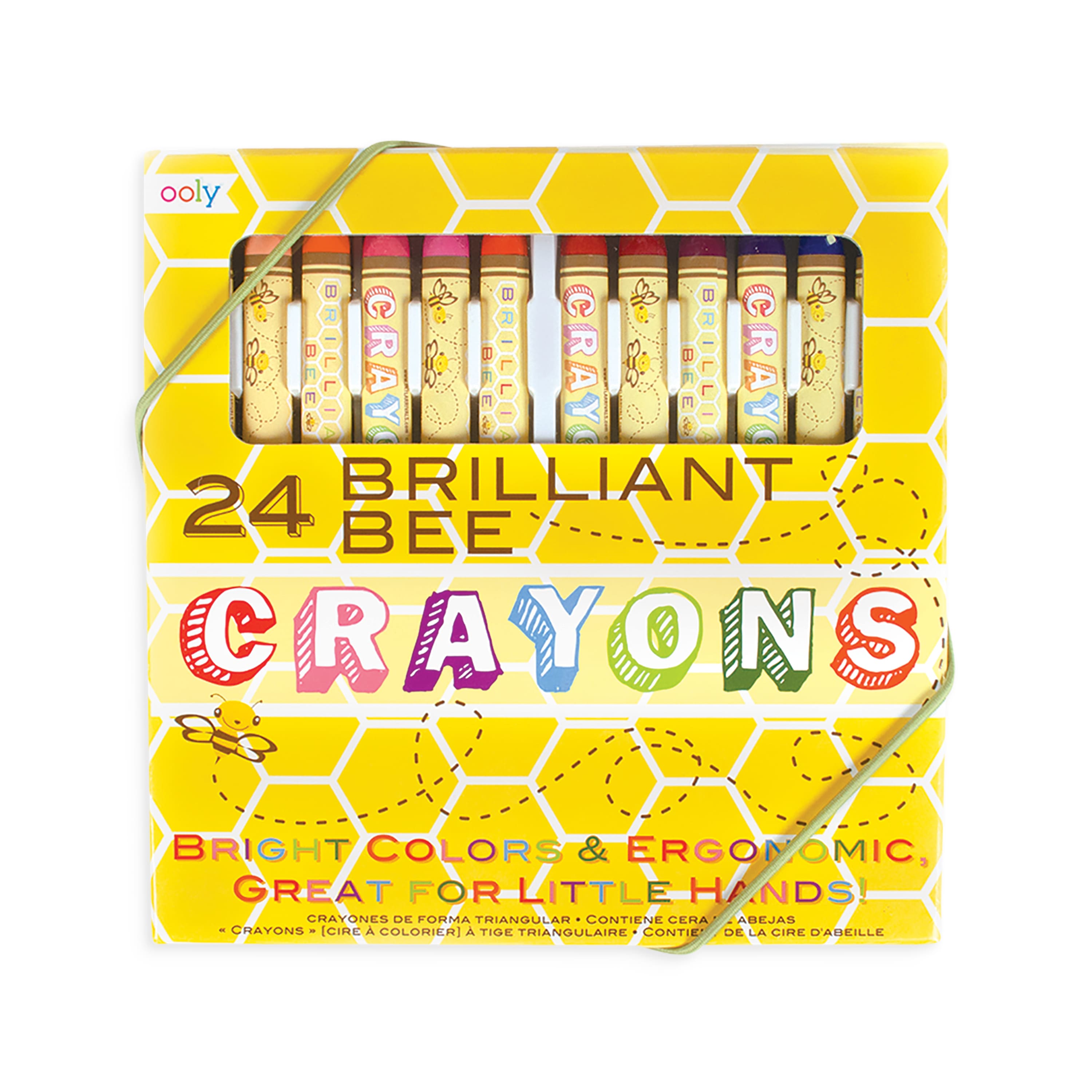 OOLY Brilliant Bee Crayons, 24ct.