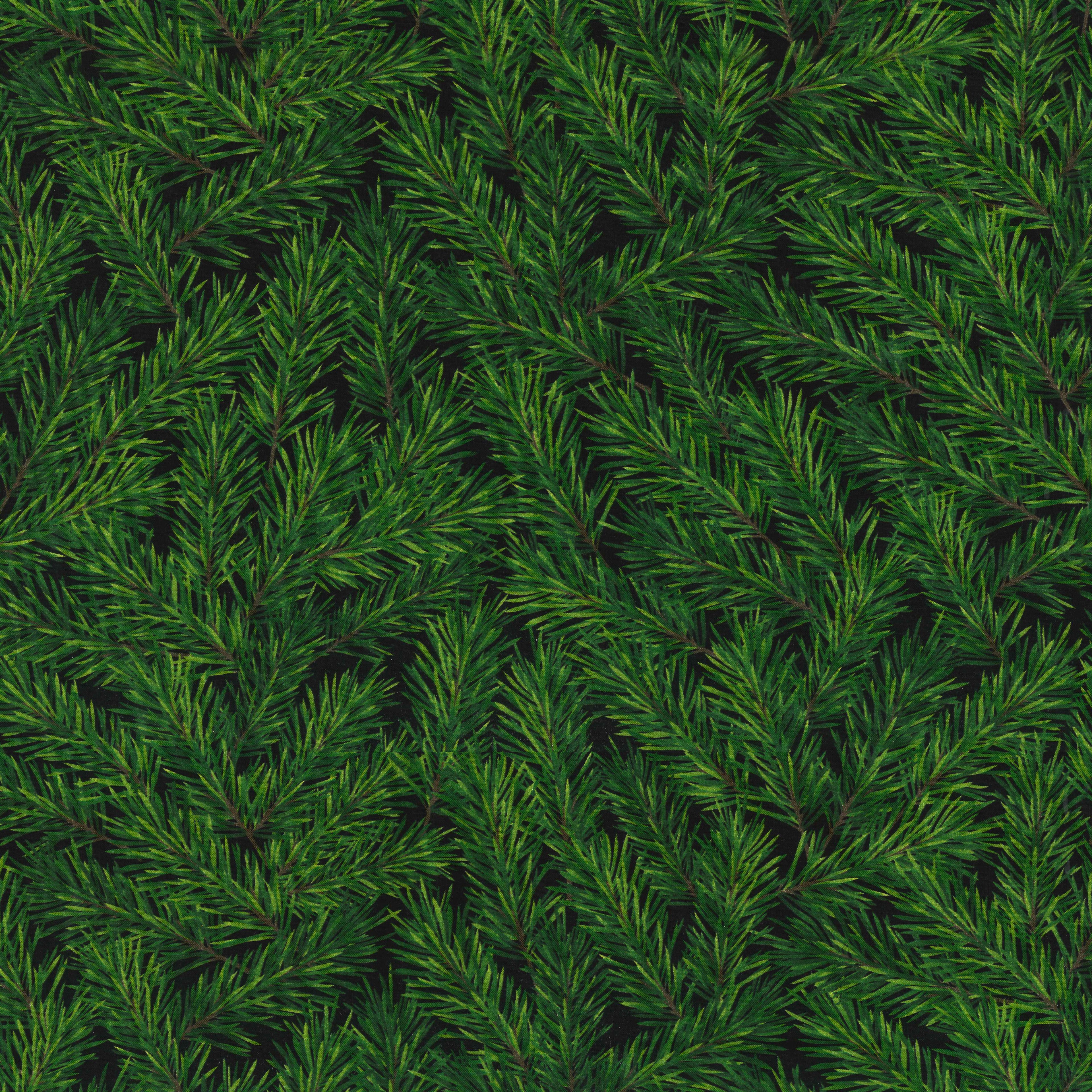 Fabric Traditions Fraser Fir Cotton Fabric