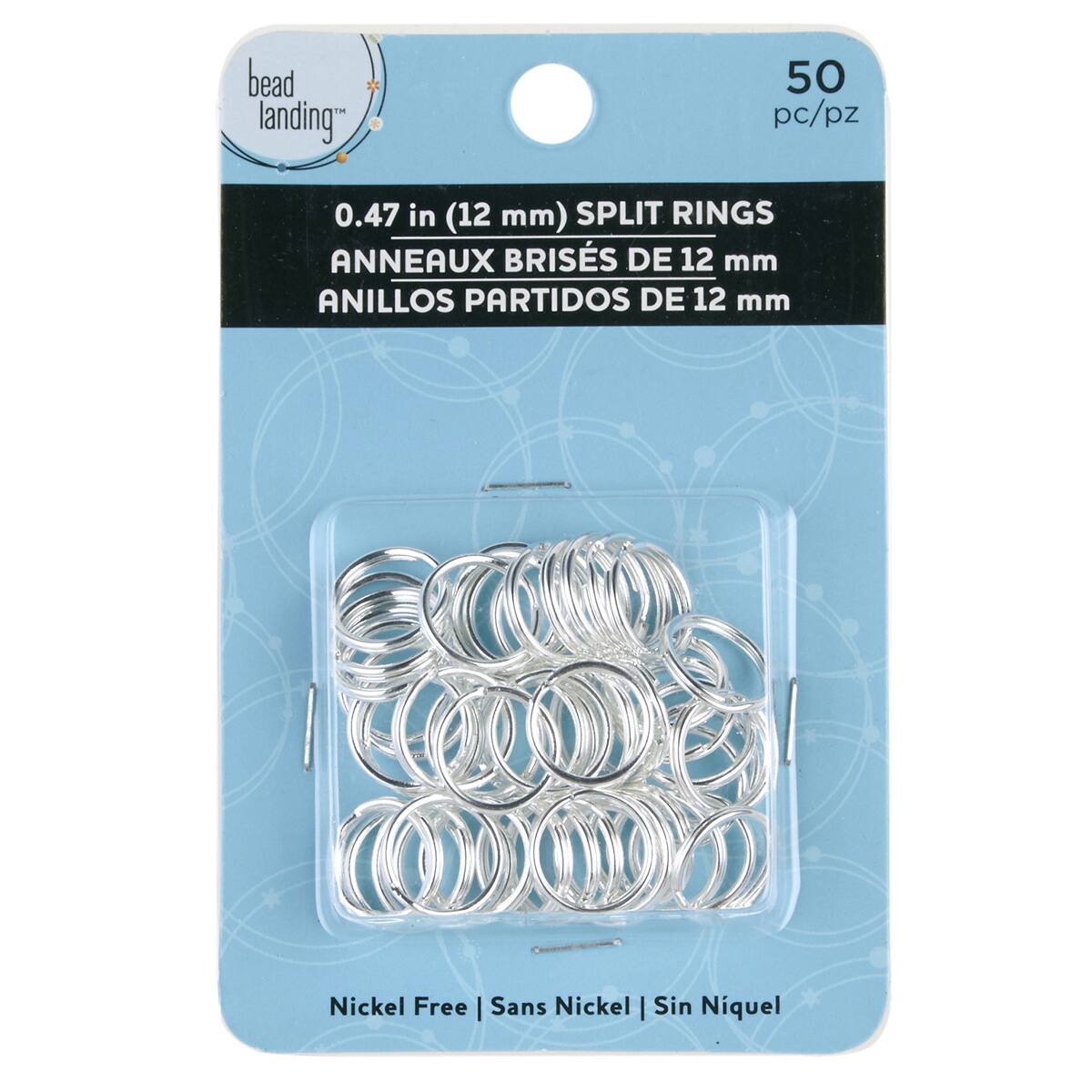 12 Pack Split Rings by Bead Landing™, 12mm Michaels