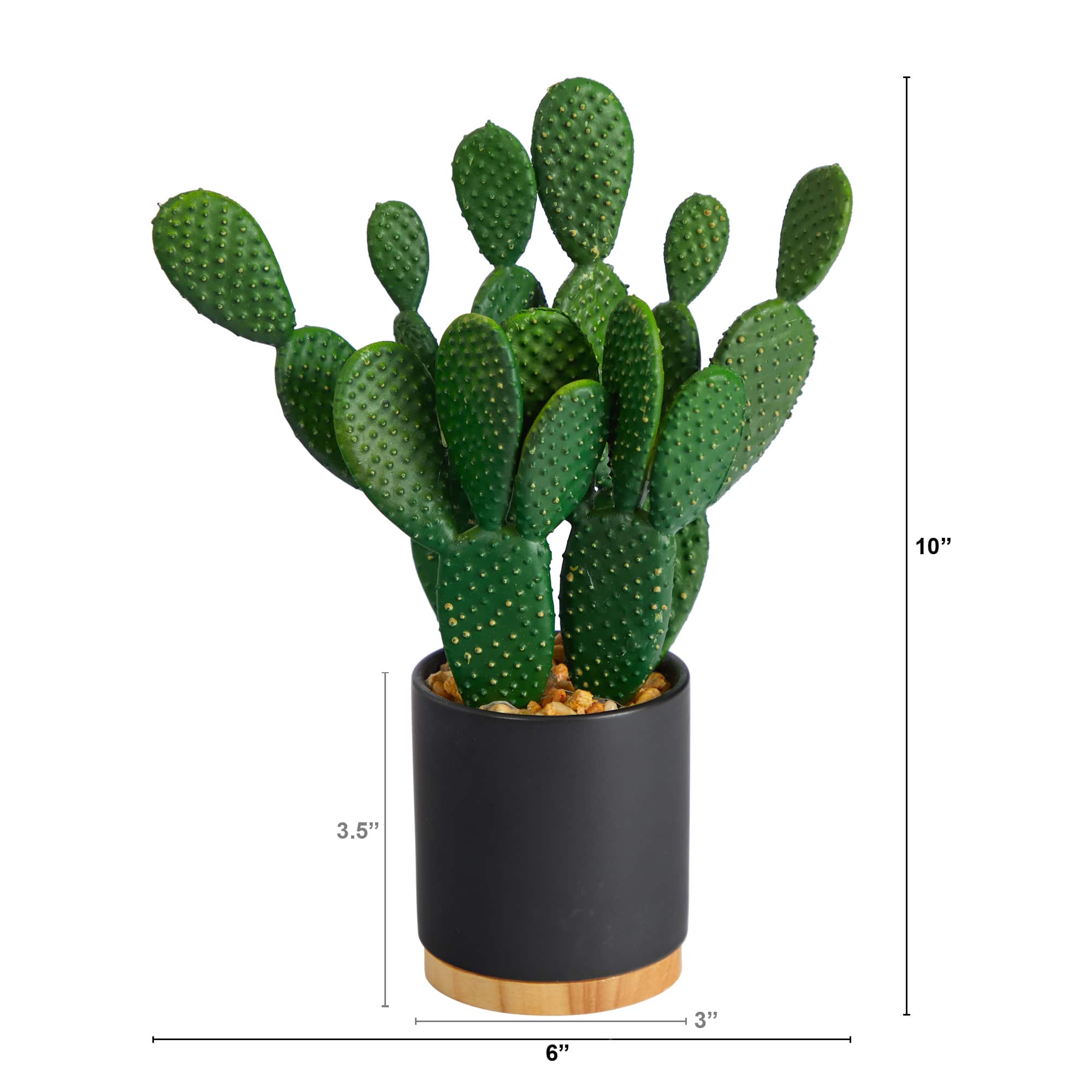10&#x27;&#x27; Cactus Succulent Artificial Plant in Planter