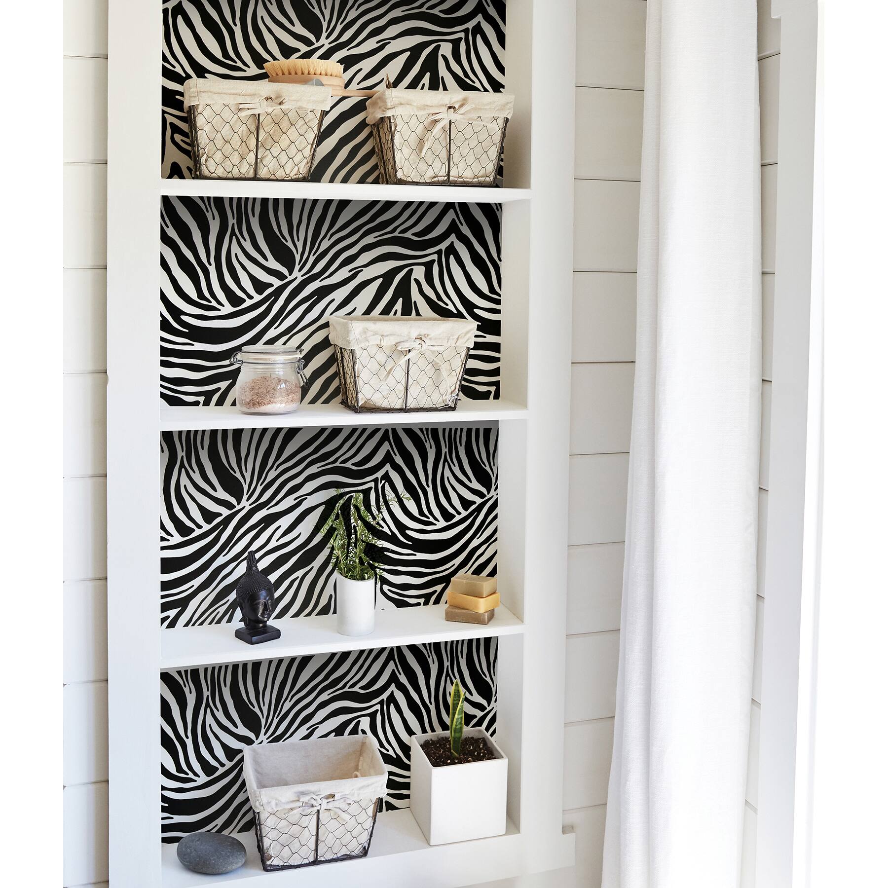 Fablon Zebra Adhesive Film, 2ct.