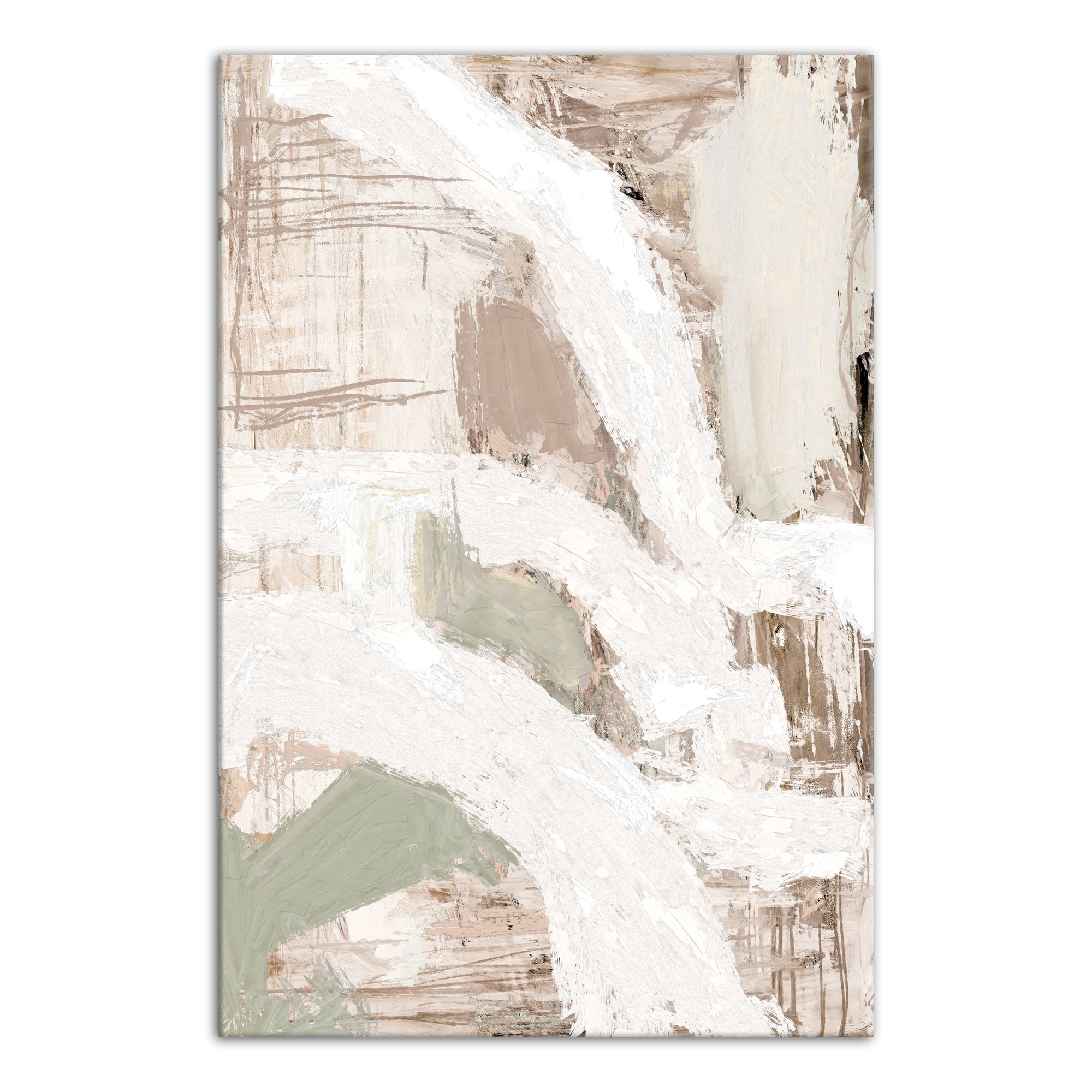 Neutral Abstract Texture 24" x 36" Canvas Wall Art