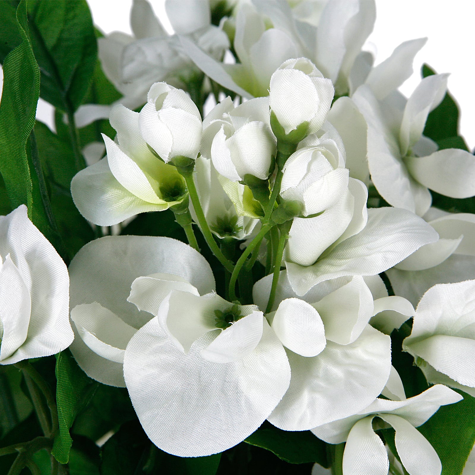 10 Pack: 17&#x22; White Wisteria Bush by Ashland&#xAE;